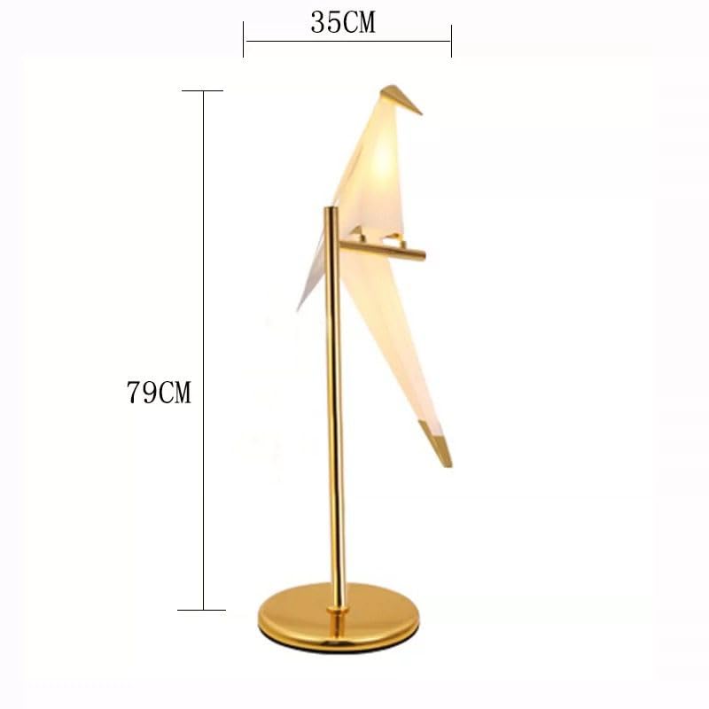 Modern Art LED Floor Lamp with Bird Design - Adjustable Standing & Table Light for Home, Office, Living Room, Bedroom & Dining Room - Perfect for Reading, Decor & Ambient Lighting