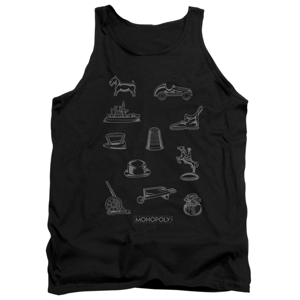 Monopoly Token Unisex Tank Top for Adults - Fun Board Game Themed Casual Wear for Men & Women - Perfect for Parties, Game Nights & Gifting