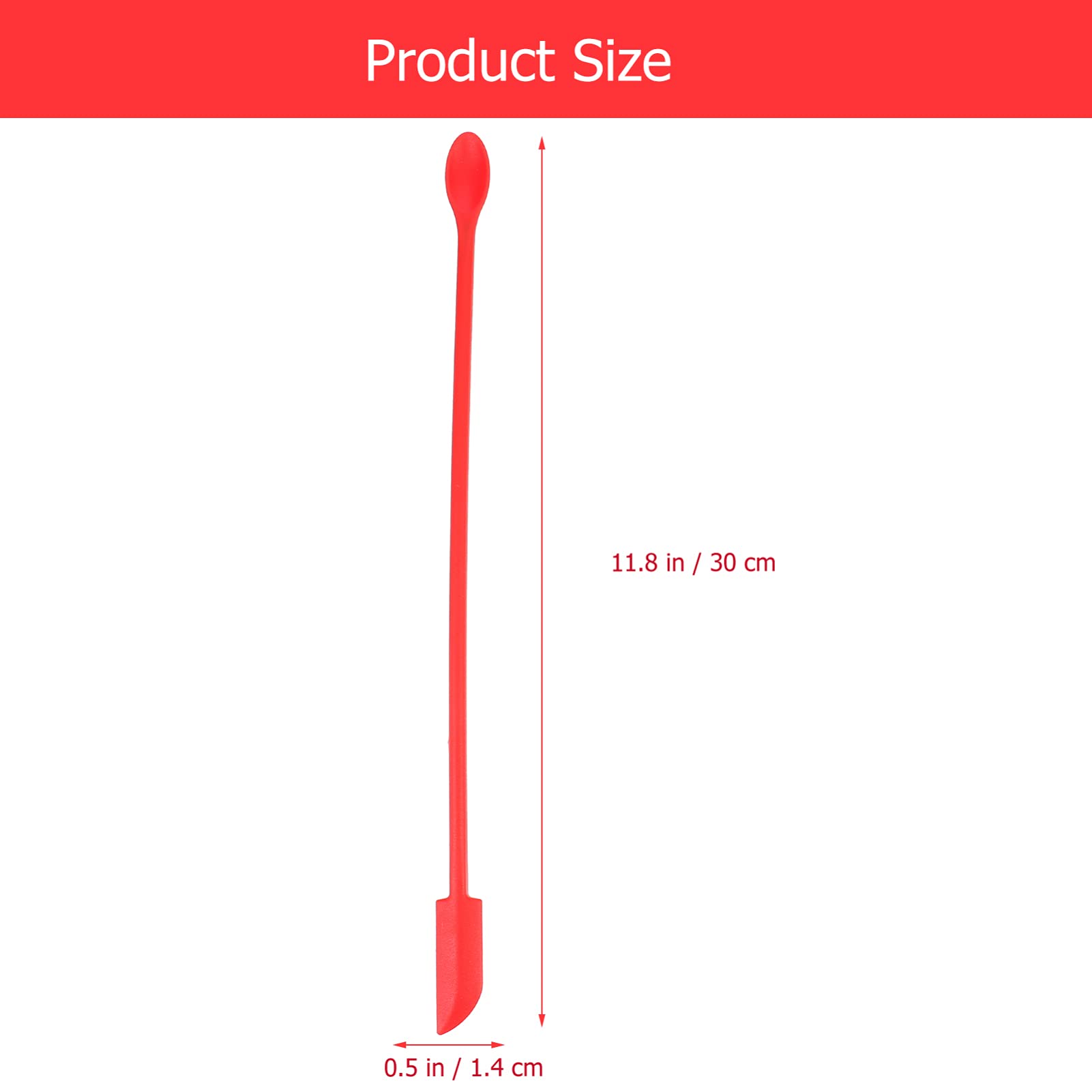 24pcs Silicone Makeup Spatulas - Small Cosmetic & Kitchen Scrapers for Jars & Containers