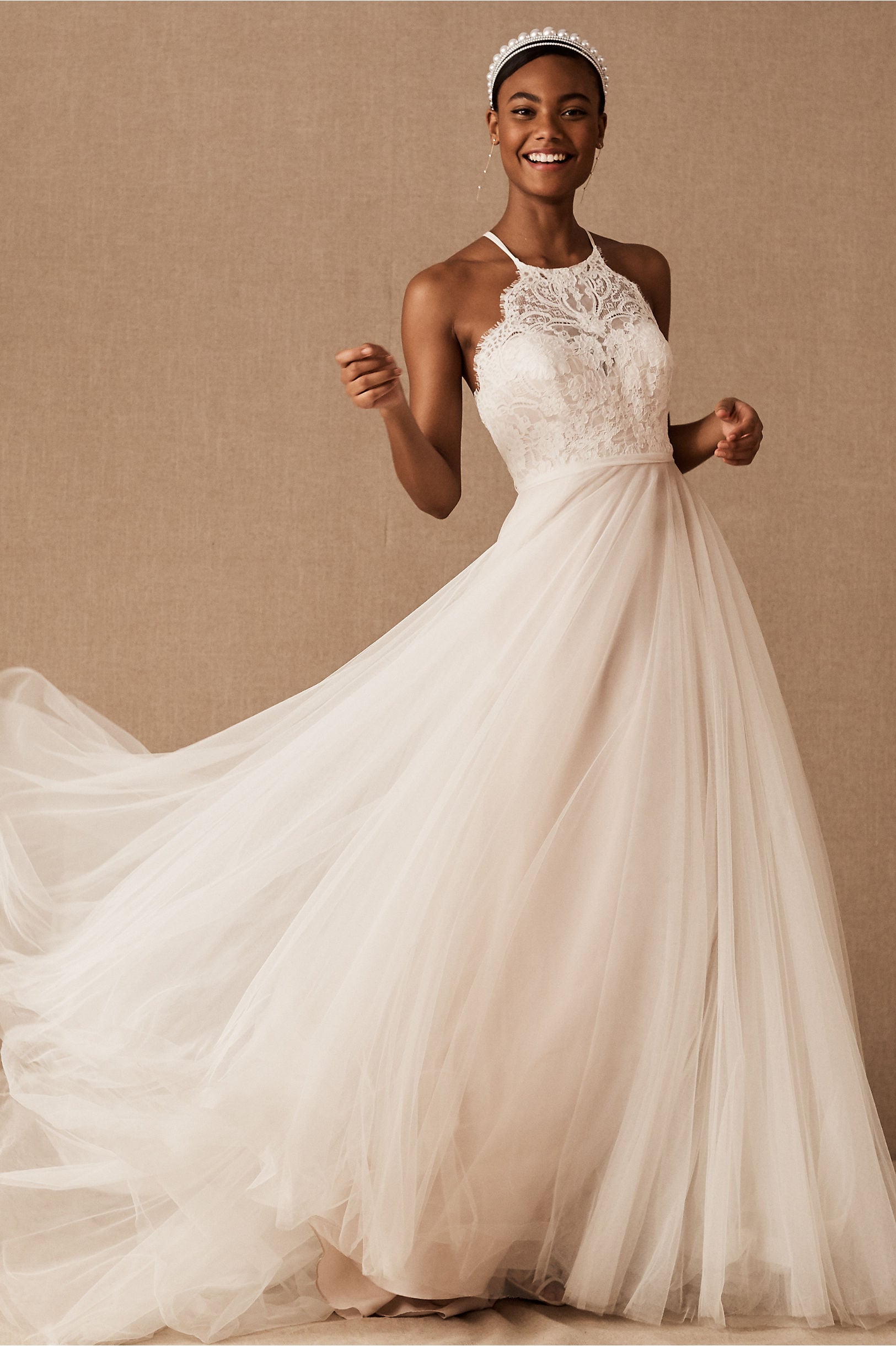 BHLDN Wtoo by Watters Claremore Wedding Gown - Elegant Lace Bridal Dress for Beach, Garden & Formal Ceremonies