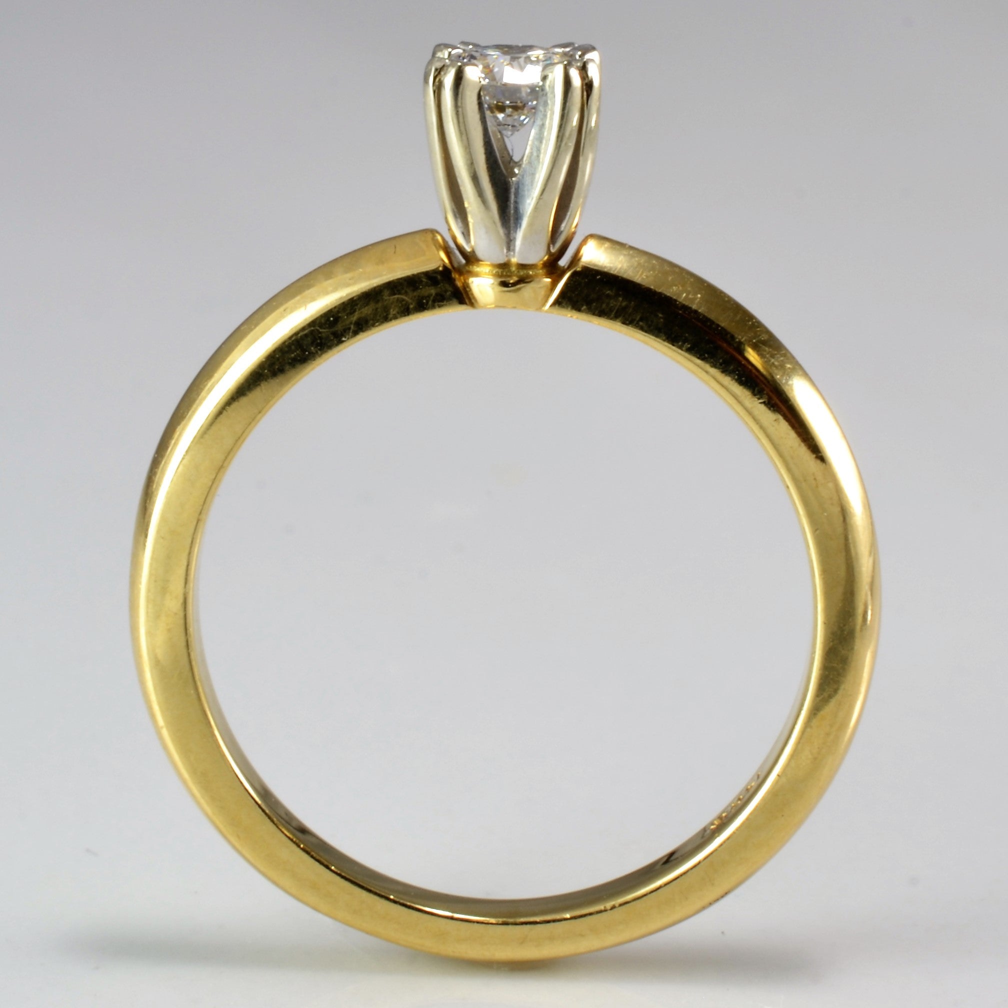0.25 ct VS2 F/G Double Prong Solitaire Engagement Ring - Size 7 | Perfect for Proposals, Weddings & Anniversaries