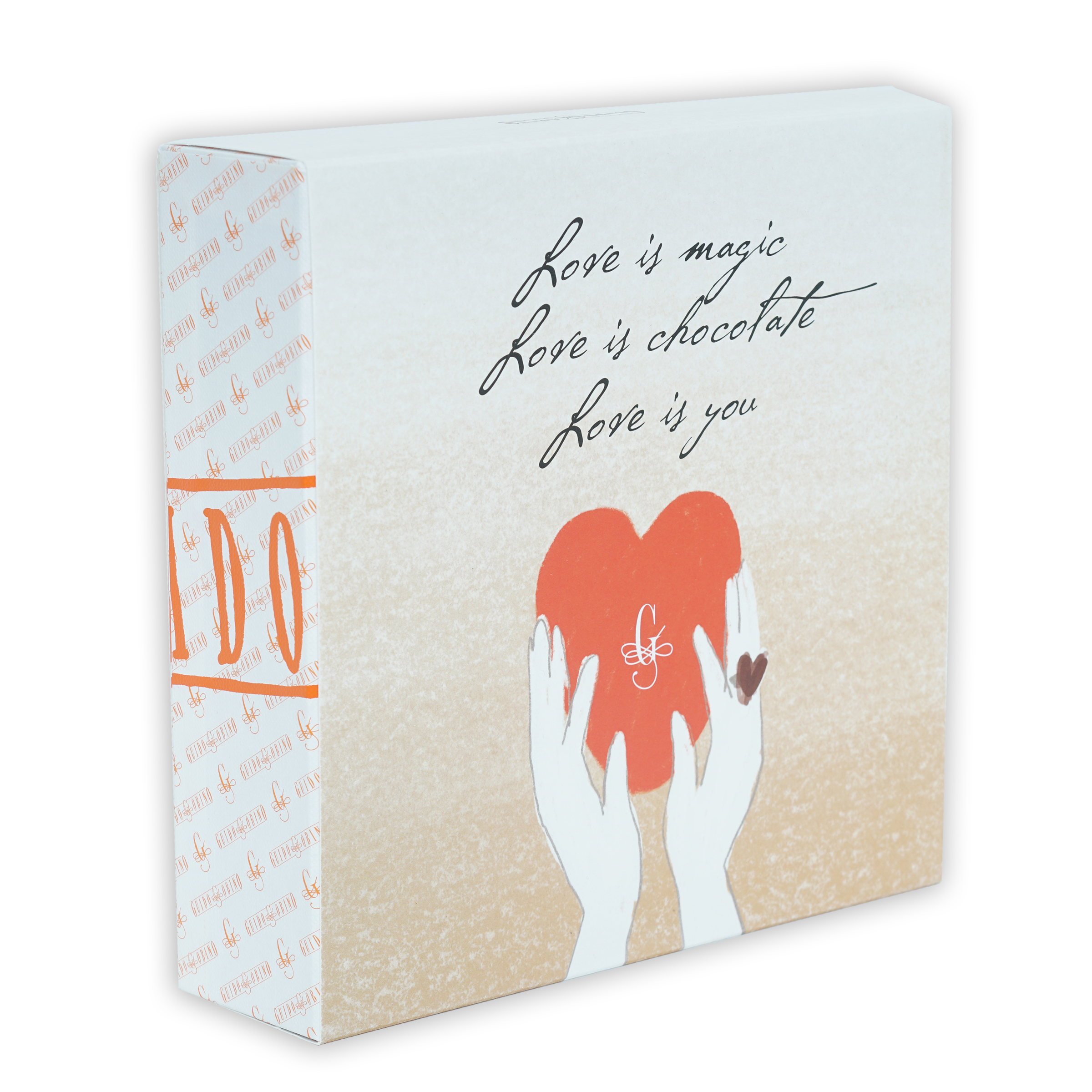 Guido Gobino Premium Praline Chocolate with Hearts Gift Box - Perfect for Valentine's Day, Christmas & Special Occasions