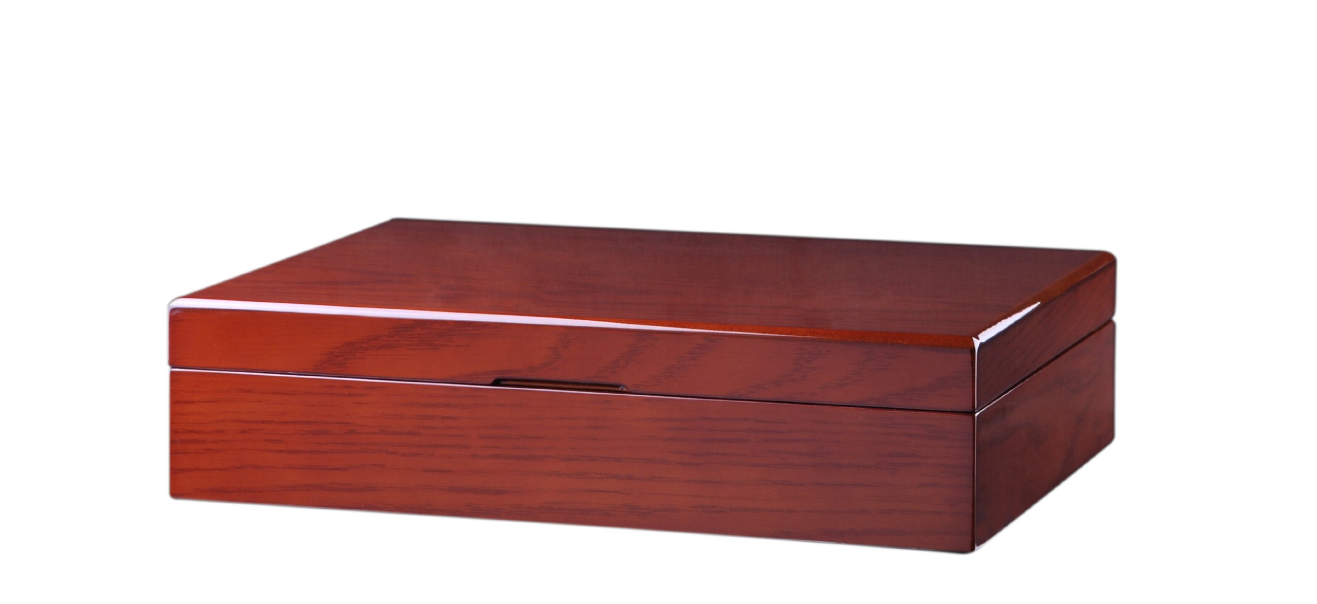 Premium Mahogany Wood 12-Watch Storage Case with Cream Leatherette Interior - Luxury Watch Organizer for Men & Women, Perfect for Travel, Home Display & Watch Collection Storage