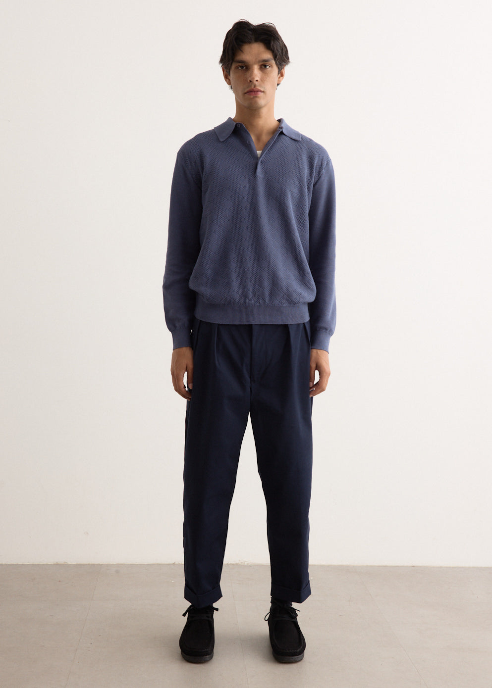 2 Pleats Twill Pants for Men - Classic Comfortable Office & Casual Wear - Perfect for Business, Travel & Daily Outfits