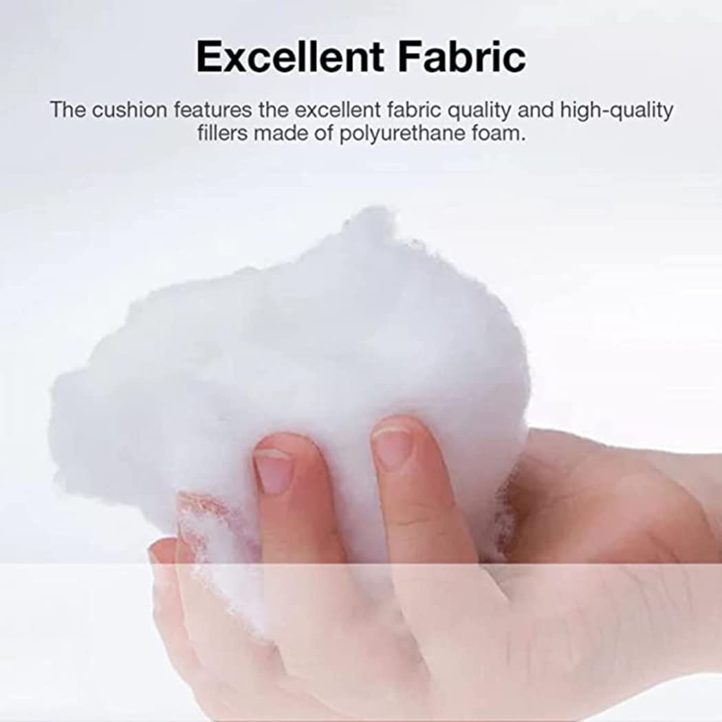 Premium Papasan Chair Cushion - Waterproof Outdoor/Indoor Rattan Swing Chair Pad with Ties - Gray 66.92