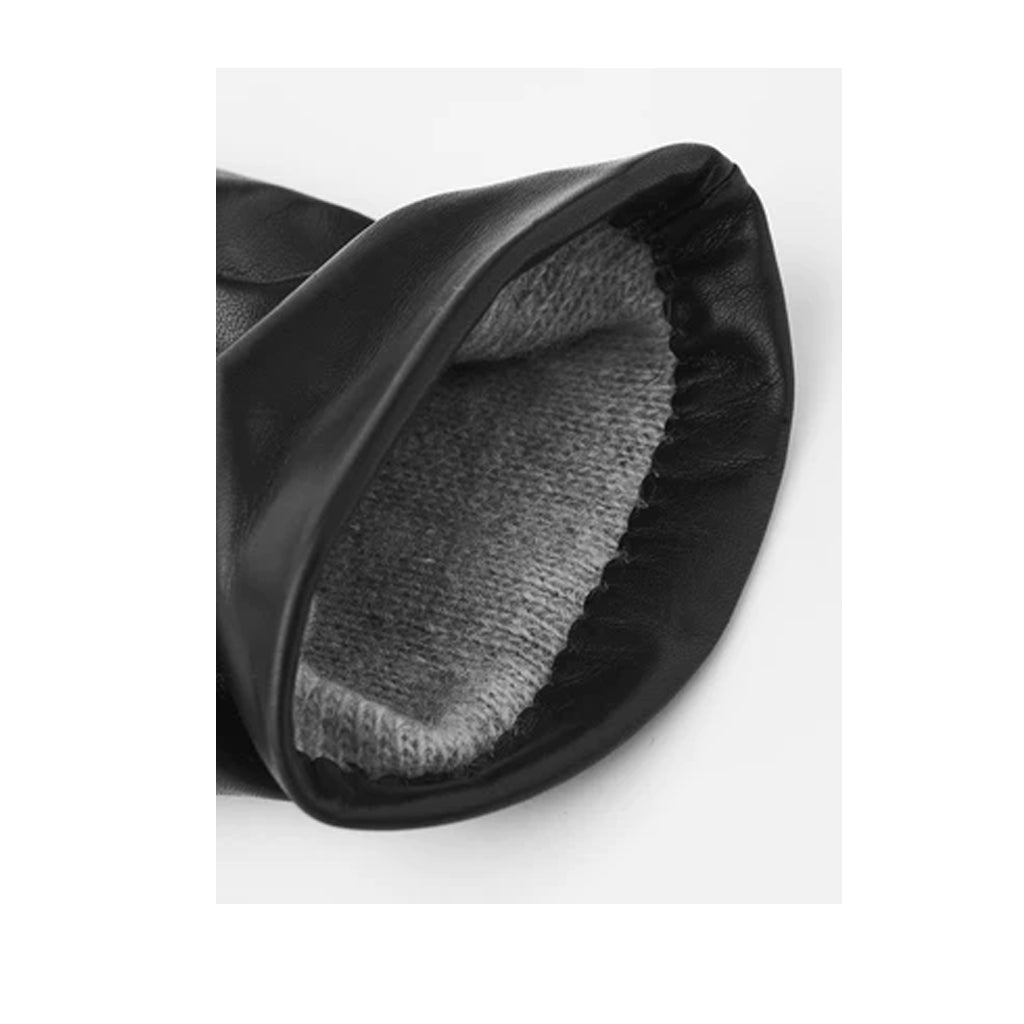 Hestra Women's Elisabeth Glove - Premium Leather Winter Gloves for Women, Black - Perfect for Skiing, Snowboarding & Cold Weather Activities