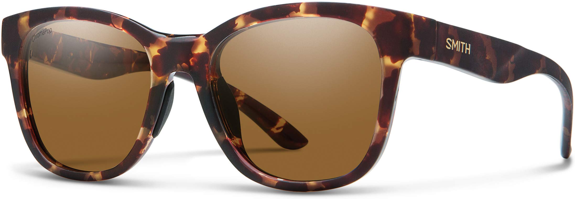 Smith Caper/S Rectangle Sunglasses for Women - UV Protection Polarized Fashion Sunglasses + Free Eyewear Care Kit | Perfect for Driving, Beach & Outdoor Activities