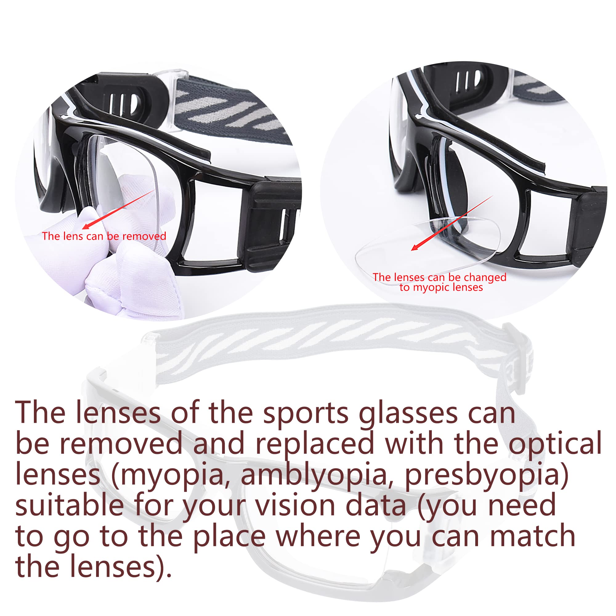 Best Sports Goggles for Basketball & Football - Anti-Fog, Shockproof Safety Eyewear for Men & Women - Perfect for Indoor/Outdoor Games & Training