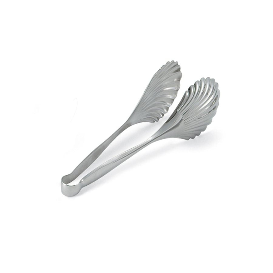 Vollrath 10-Inch Scallop Tongs - Premium Stainless Steel Seafood Serving Utensil for Restaurants, Catering & Home Cooking