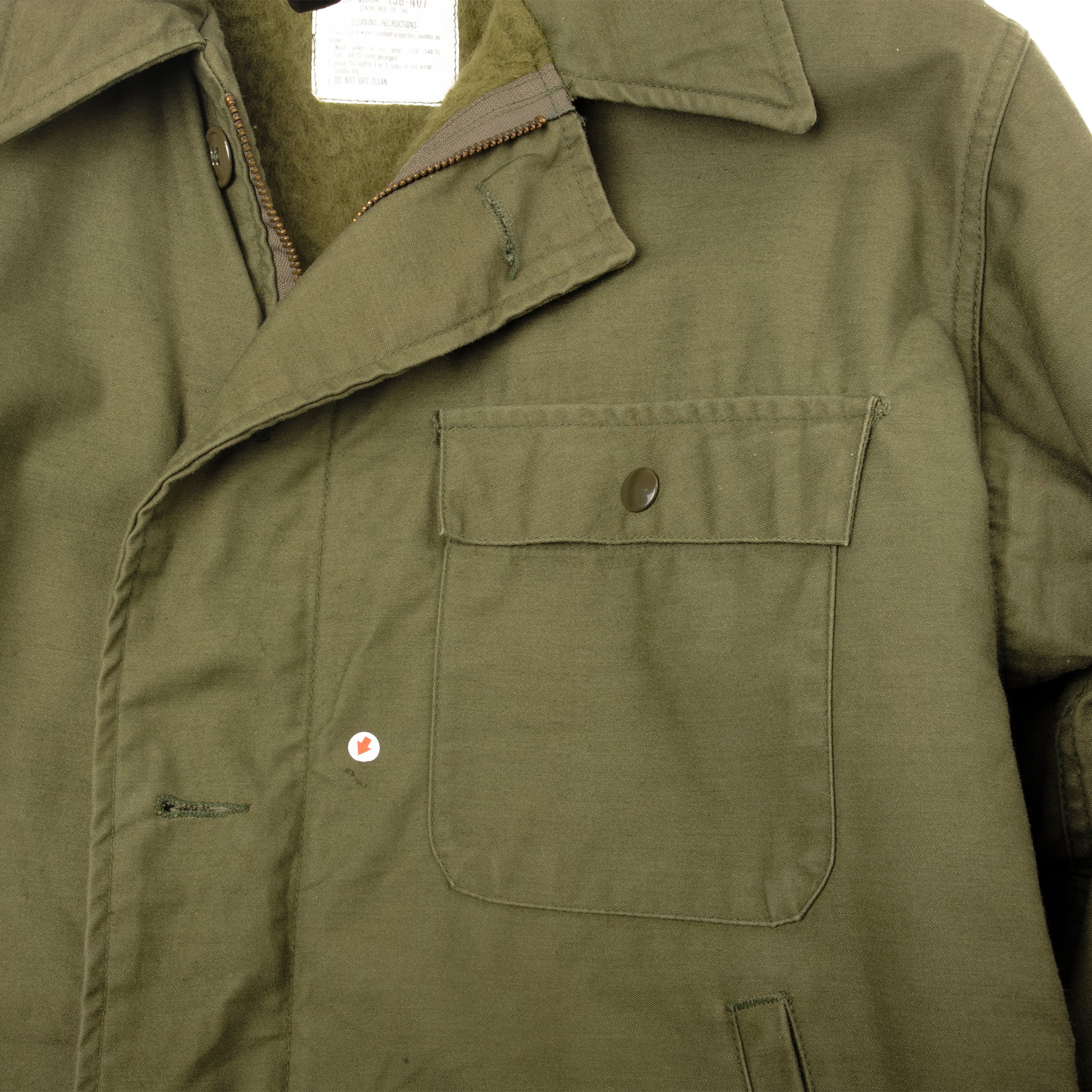 Vintage US Navy A-2 Deck Jacket Cold Weather Flight Jacket - Medium (38-40) - 1984 Military Issue - Warm & Durable for Outdoor Adventures, Winter Wear, and Aviation Enthusiasts