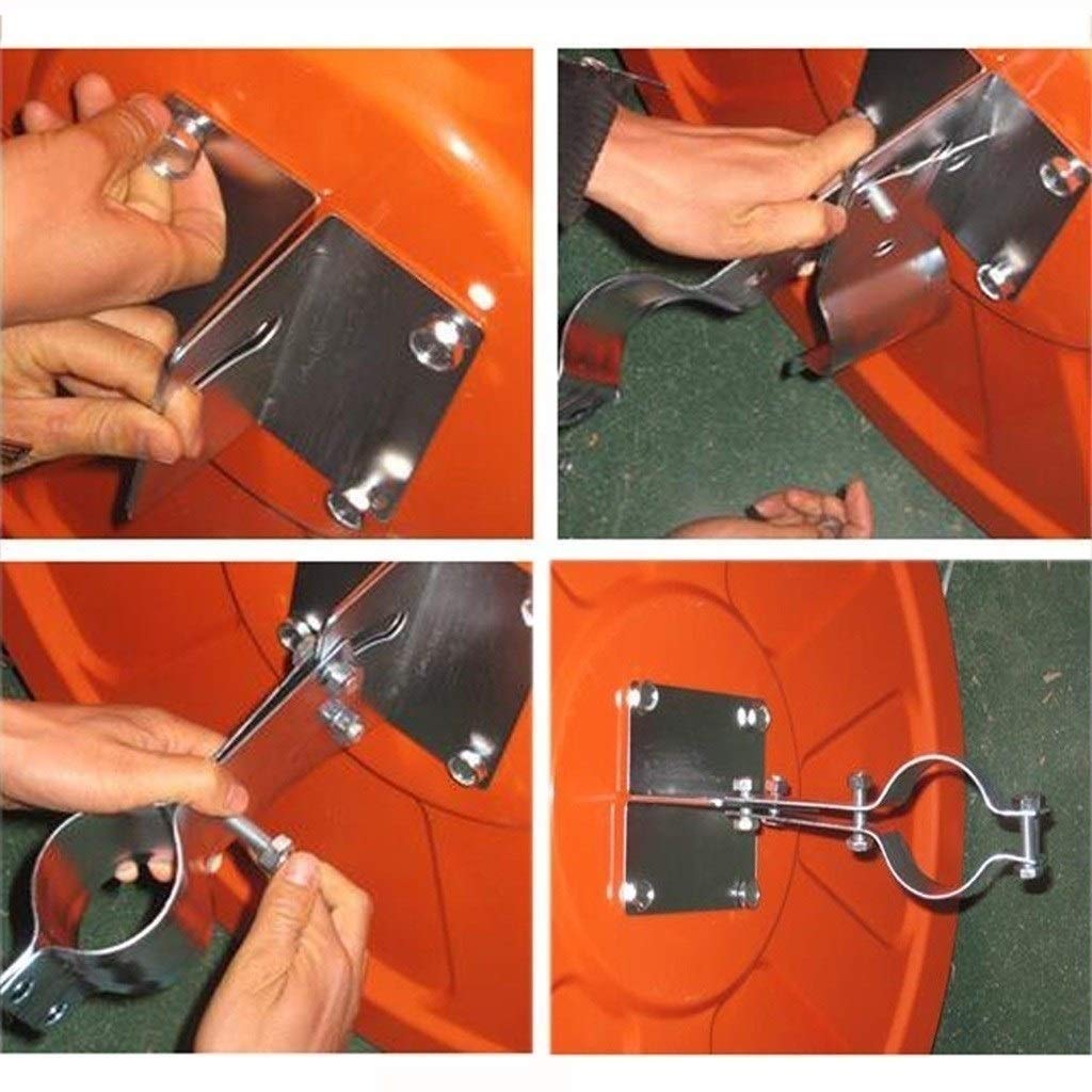 45cm Portable Safety Mirror - Wide Angle Convex Traffic Mirror for Indoor & Outdoor Use - Perfect for Driveways, Garages, and Blind Spots