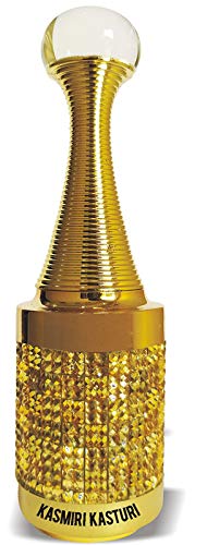 Premium Kashmiri Kasturi Natural Attar Perfume Oil - 12ml Alcohol-Free Fragrance for Men & Women in Imported Metallic Bottle | Long-Lasting Musk Scent for Daily Wear, Special Occasions & Gift Giving