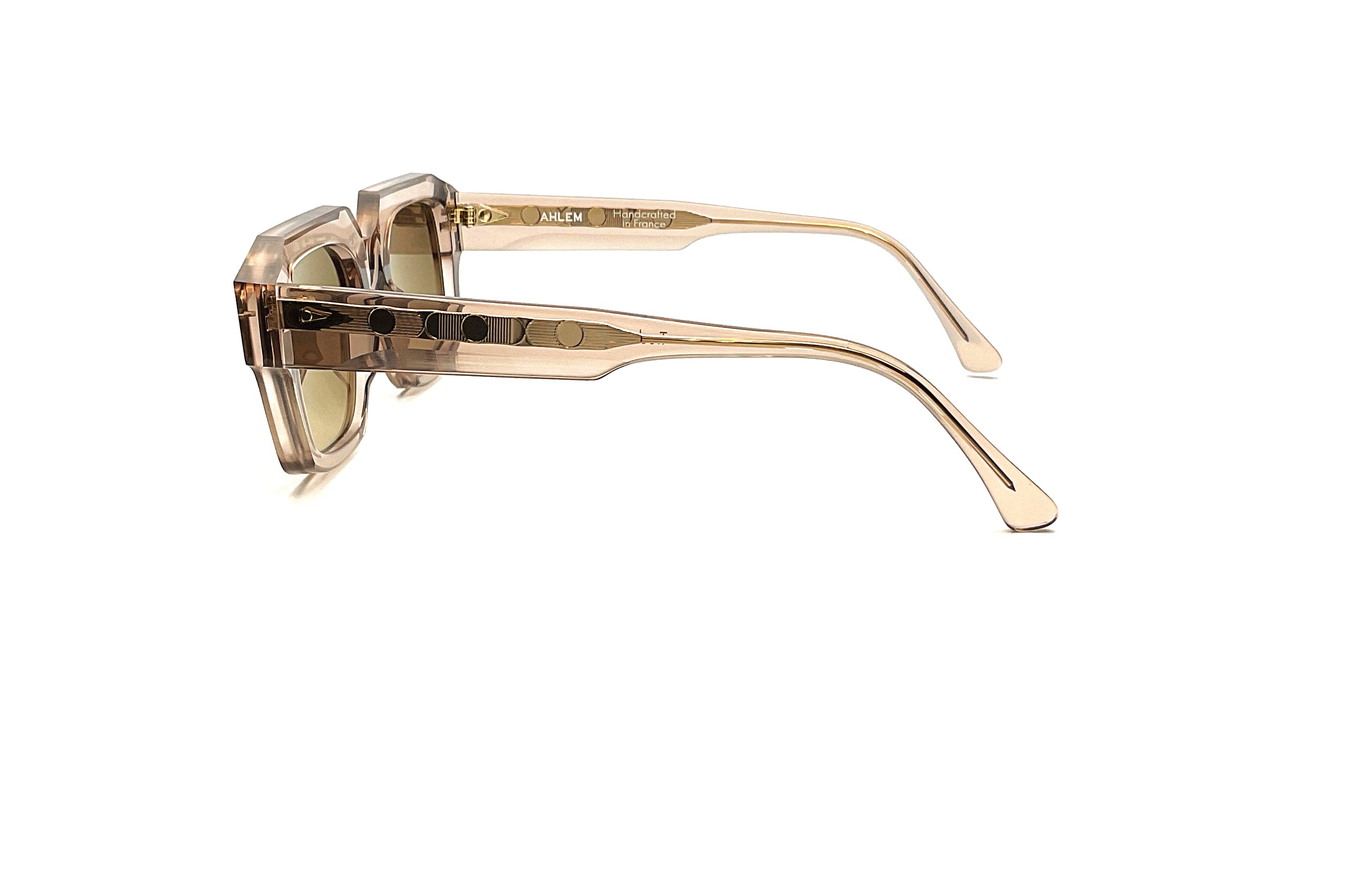 Ahlem Trudaine Sunglasses - Coffee Light Smoke Gradient Lenses for Women & Men | UV Protection, Fashion Eyewear for Outdoor Activities, Travel & Driving