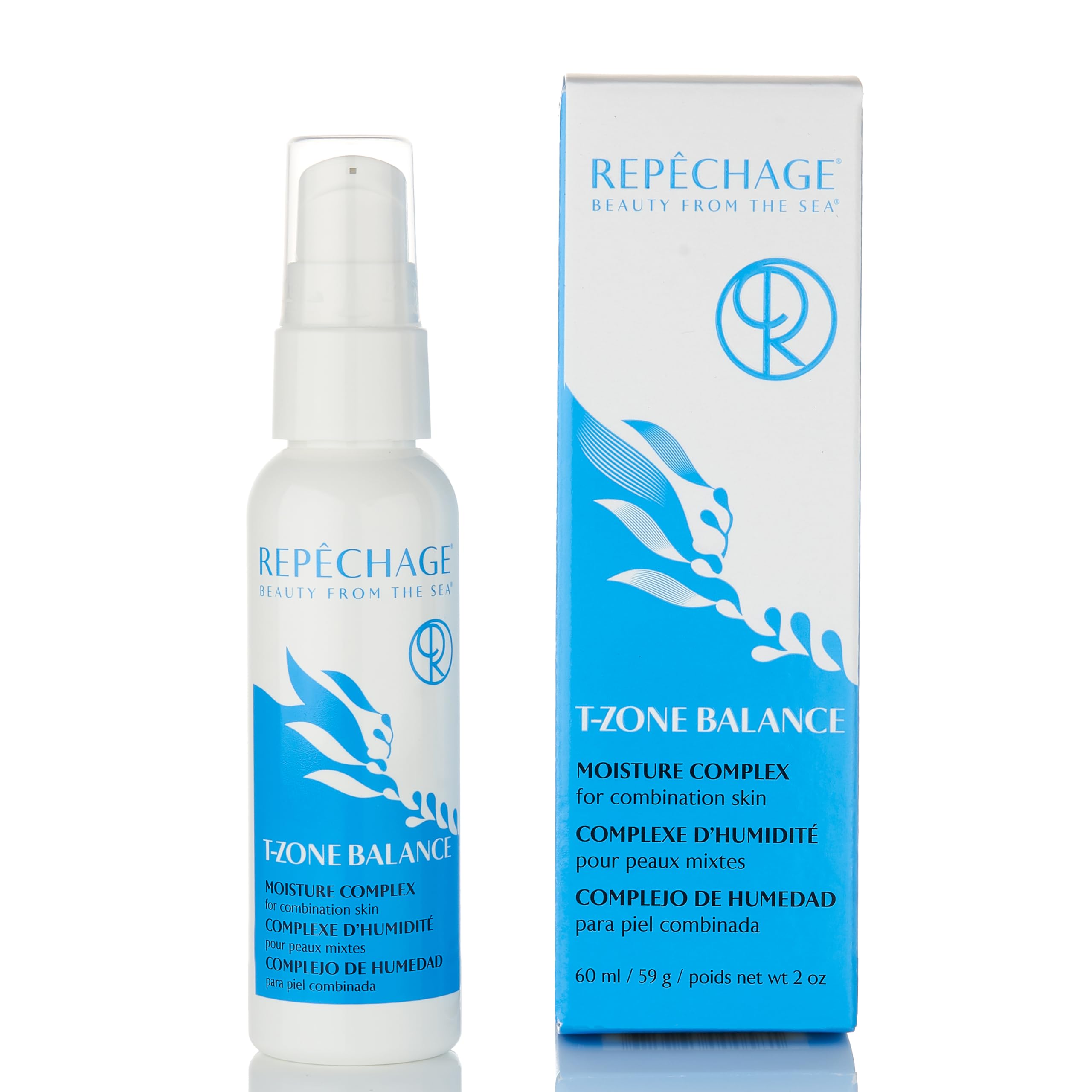 Repechage T-Zone Balance Moisture Complex - 2 fl oz Oil-Free Hydrating Facial Serum for Oily & Combination Skin | Perfect for Daily Skincare Routine & Travel