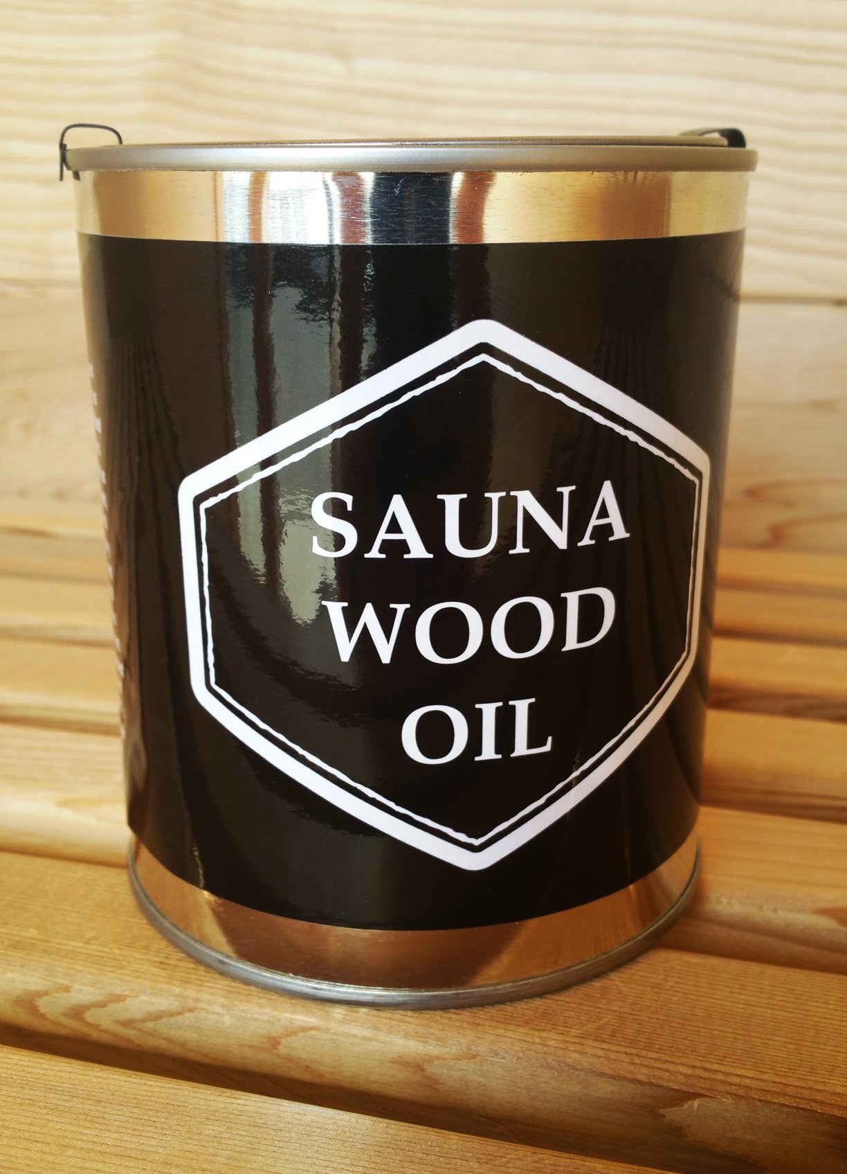 Premium Sauna Wood Oil - 1 Gallon for Natural Wood Protection & Conditioning | Ideal for Saunas, Hot Tubs & Outdoor Wood Furniture | Non-Toxic & Long-Lasting Finish