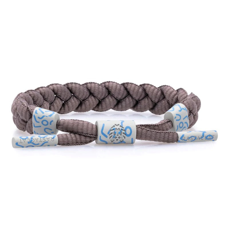 Rastaclat Advancism Bracelet - Adjustable M/L Size in Grey - Stylish Unisex Wristband for Men & Women - Perfect for Casual Wear, Sports, and Everyday Fashion