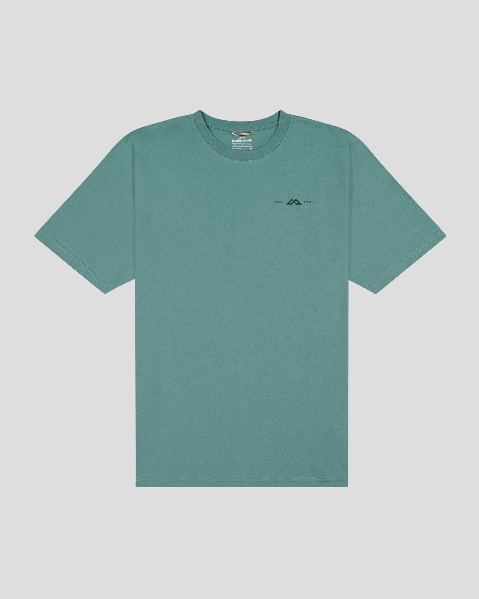 Men's 1987 Vintage Organic Cotton T-Shirt - Light Forest Green - Casual Wear & Street Style Fashion