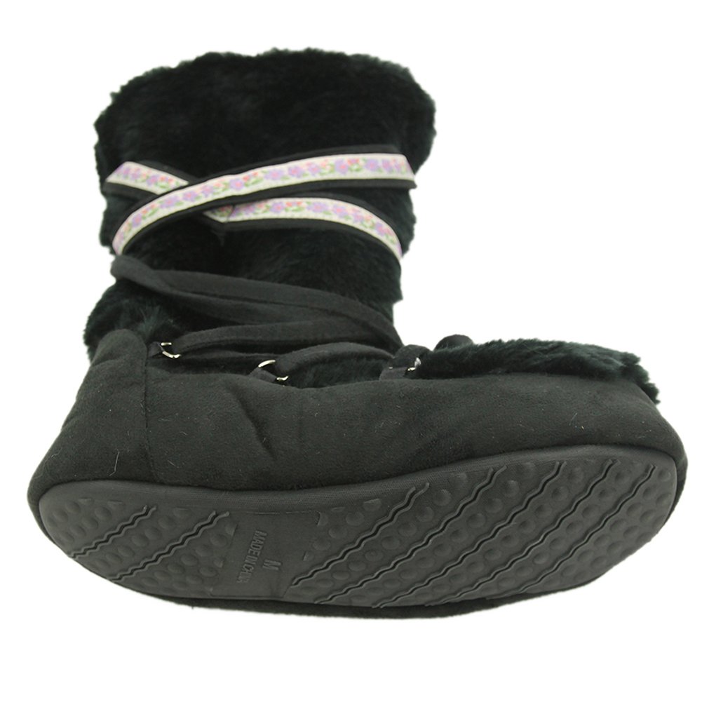 Women's Plush High Top Indoor House Slippers - Cozy Winter Booties for Home, Lounge & Relaxation - Soft Fleece-Lined Boots (US Sizes)