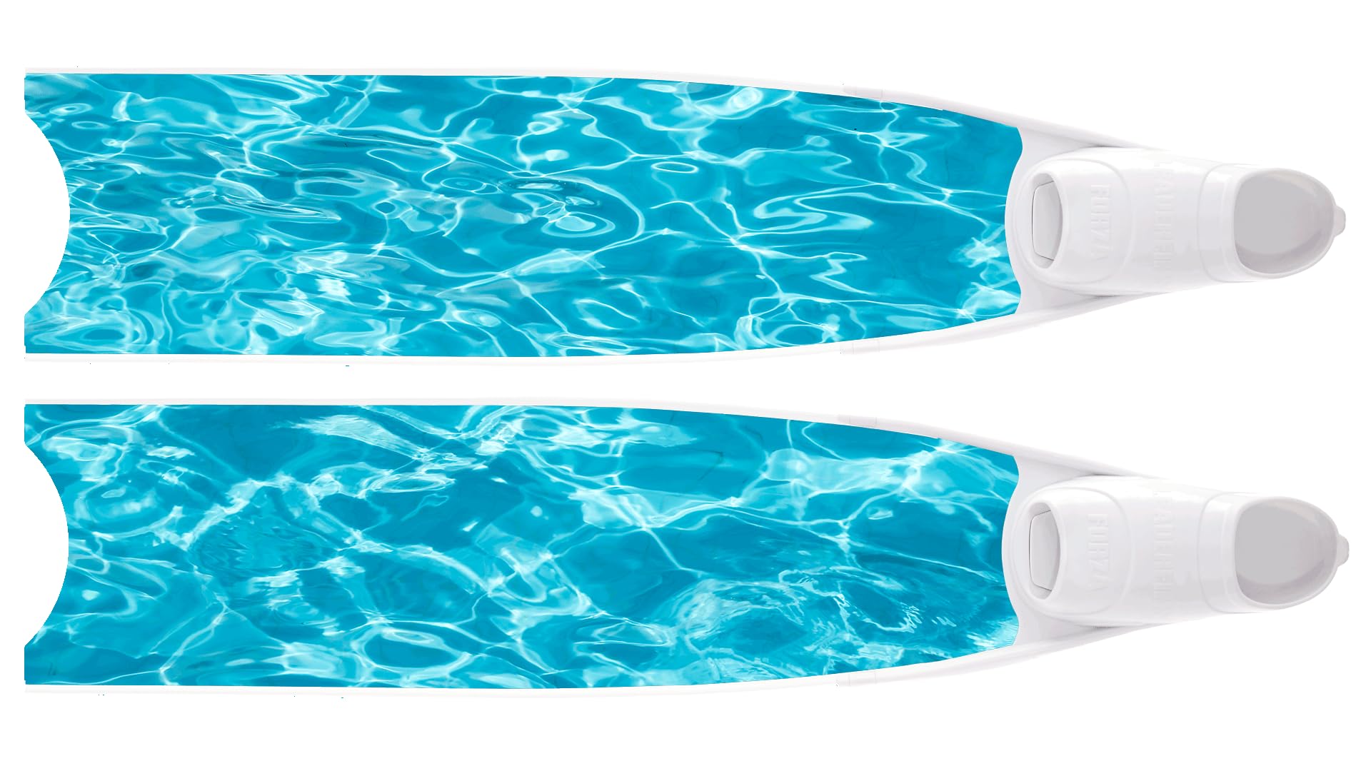 Premium Blue Wave Pure Carbon Freediving Fins for Spearfishing - Lightweight & High-Performance Diving Gear for Ocean Adventures