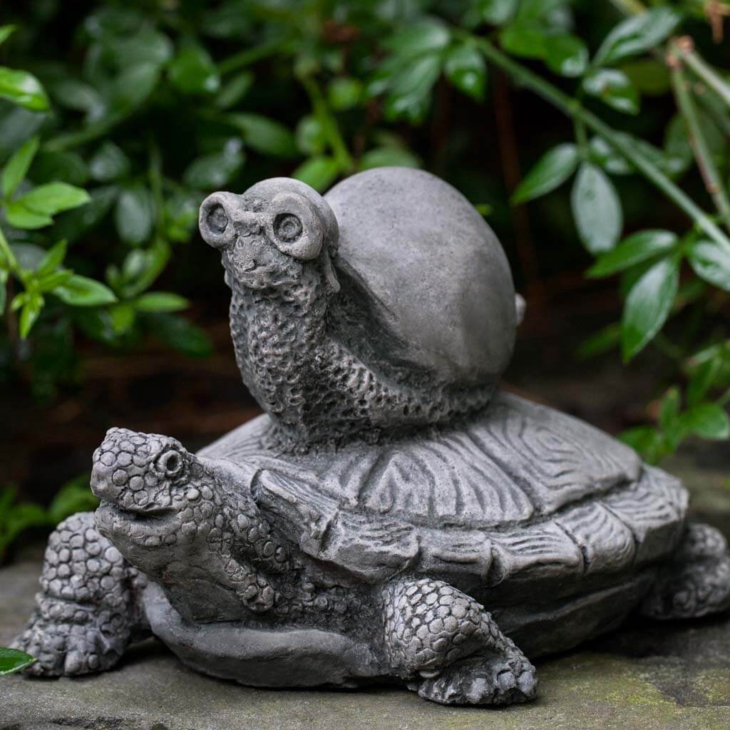 Campania International Snail Express Statue - Elegant Garden Decor for Outdoor & Indoor Use | Perfect for Patio, Yard, and Home Décor