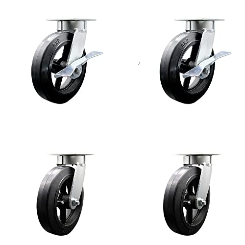 4 Swivel w/2 Brakes & 4 Swivel Locks