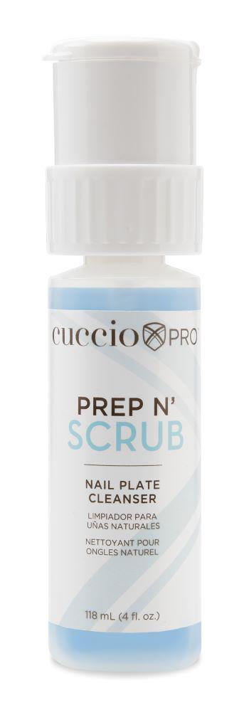 CUCCIO PREP & SCRUB 4OZ - Professional Nail Prep & Cuticle Care Solution for Manicures & Pedicures | Salon & Home Use