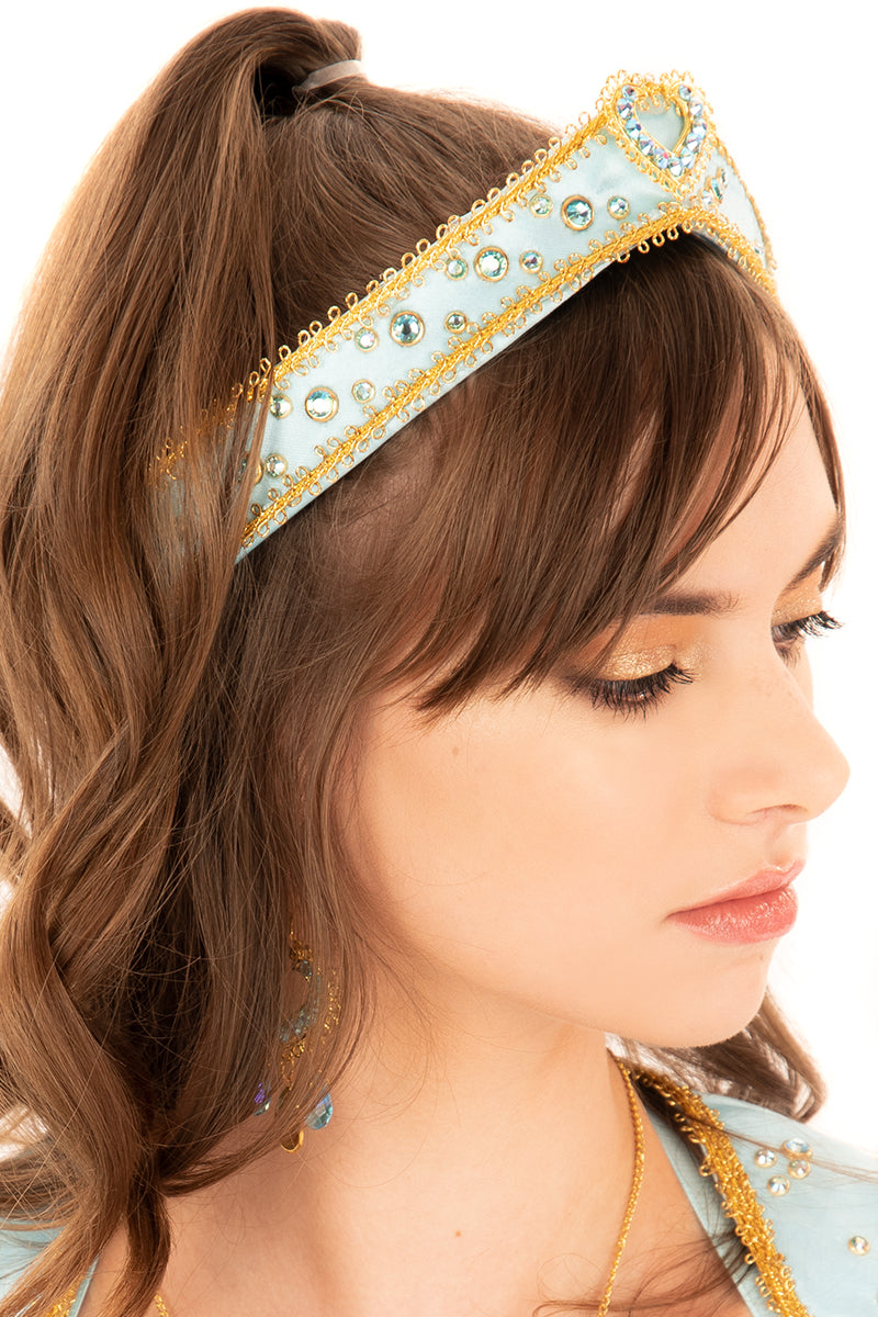 Elegant Jasmine Flower Headpiece for Women - Boho Wedding Hair Accessories, Floral Crown for Brides, Festivals & Photo Shoots