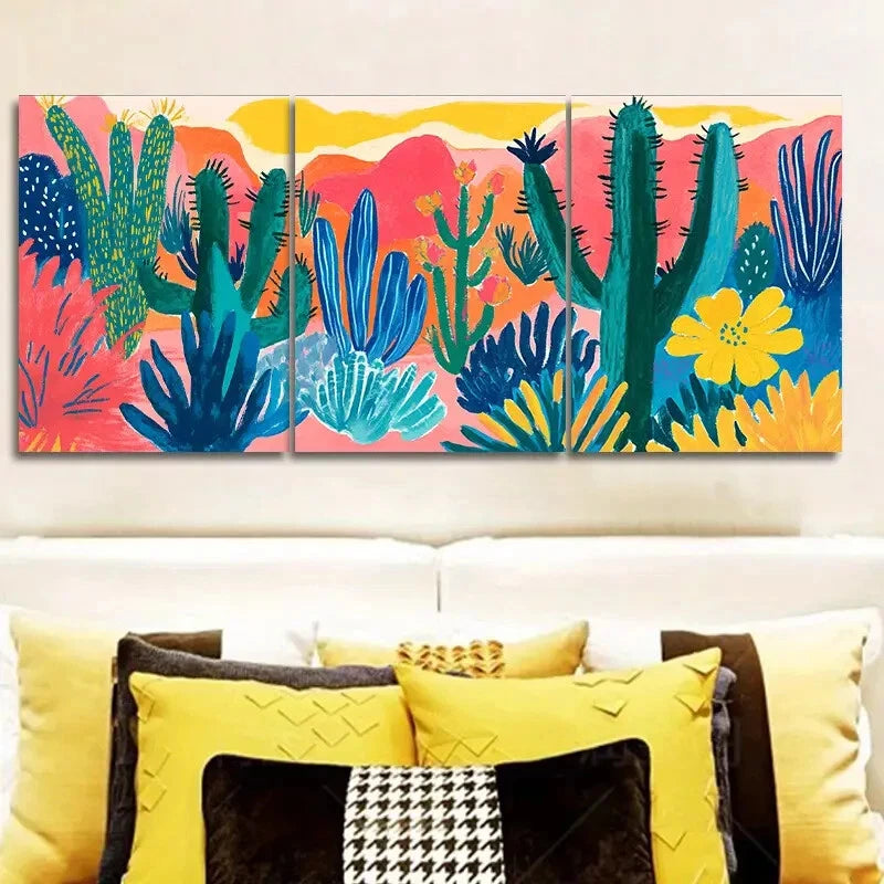 3-Piece Luxurious Mushroom Garden Wall Art Set - Framed Canvas 40x60cm - High Quality Print - 100% Australian Made - Ready to Hang - Perfect for Living Room, Bedroom & Office Decor