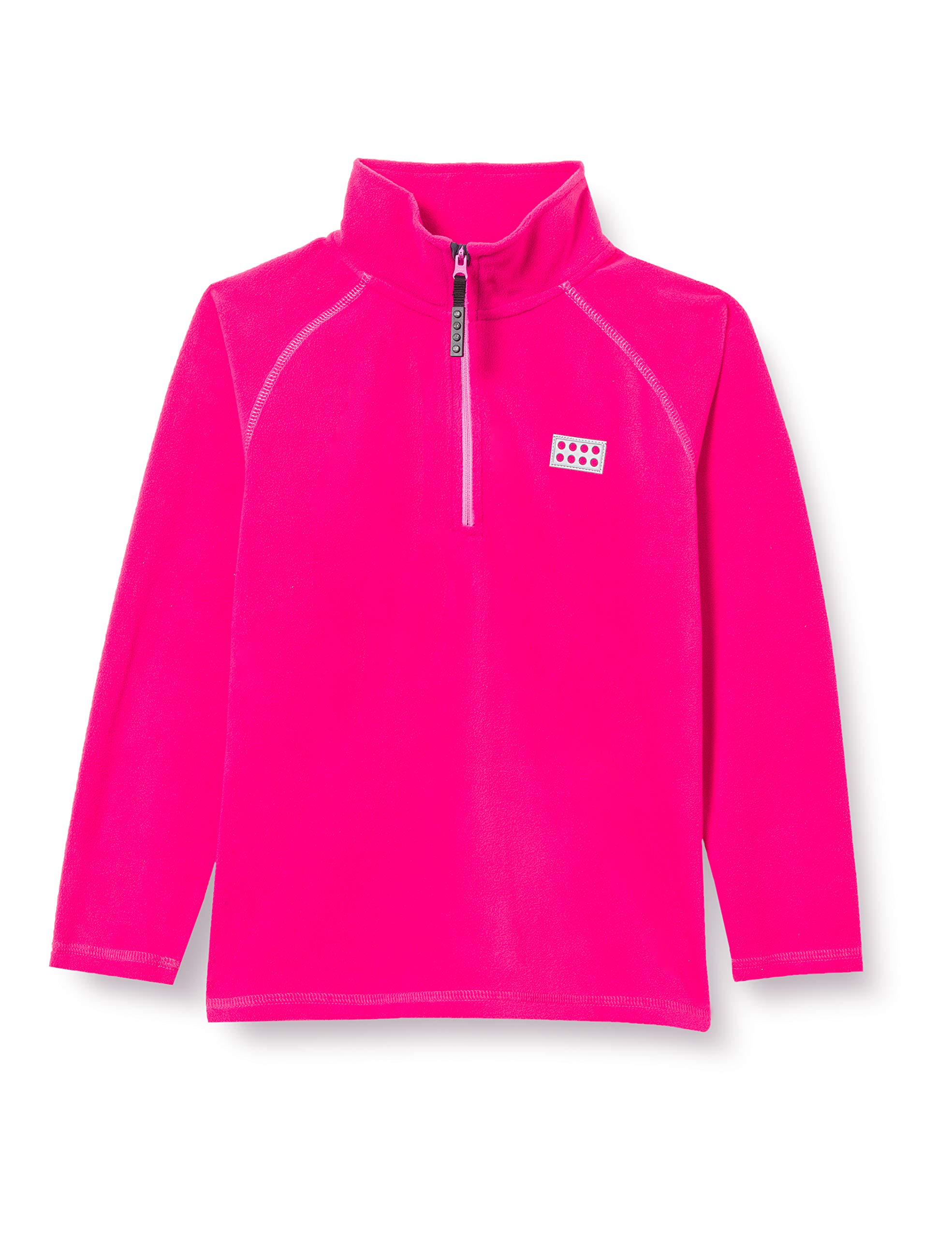 LEGO Wear Kids' Fleece Jacket - Soft & Warm Dark Pink Rose Outerwear for 9 Year Old Girls | Perfect for School, Playdates & Outdoor Adventures