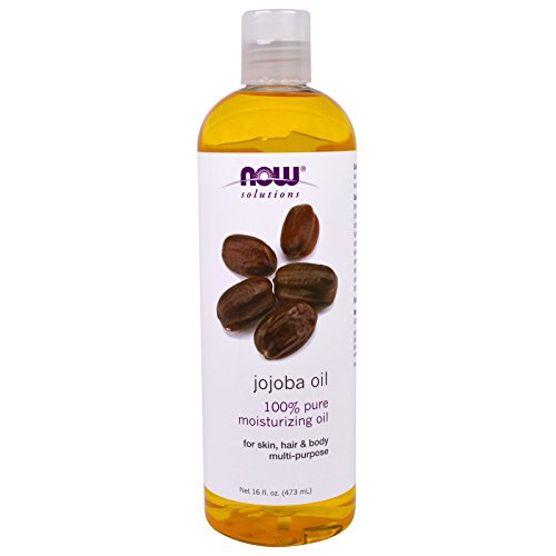 NOW Foods Organic Jojoba Oil 16 oz (Pack of 3) - 100% Pure Cold Pressed Moisturizer for Hair, Skin & Face - Natural Hydration for Dry Scalp, Beard Care & Massage Therapy