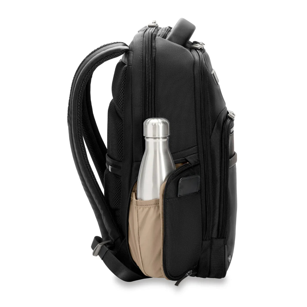 Briggs & Riley @ Work Medium Backpack - Durable Laptop Backpack for Business & Travel - Perfect for Office Commute, College & Business Trips