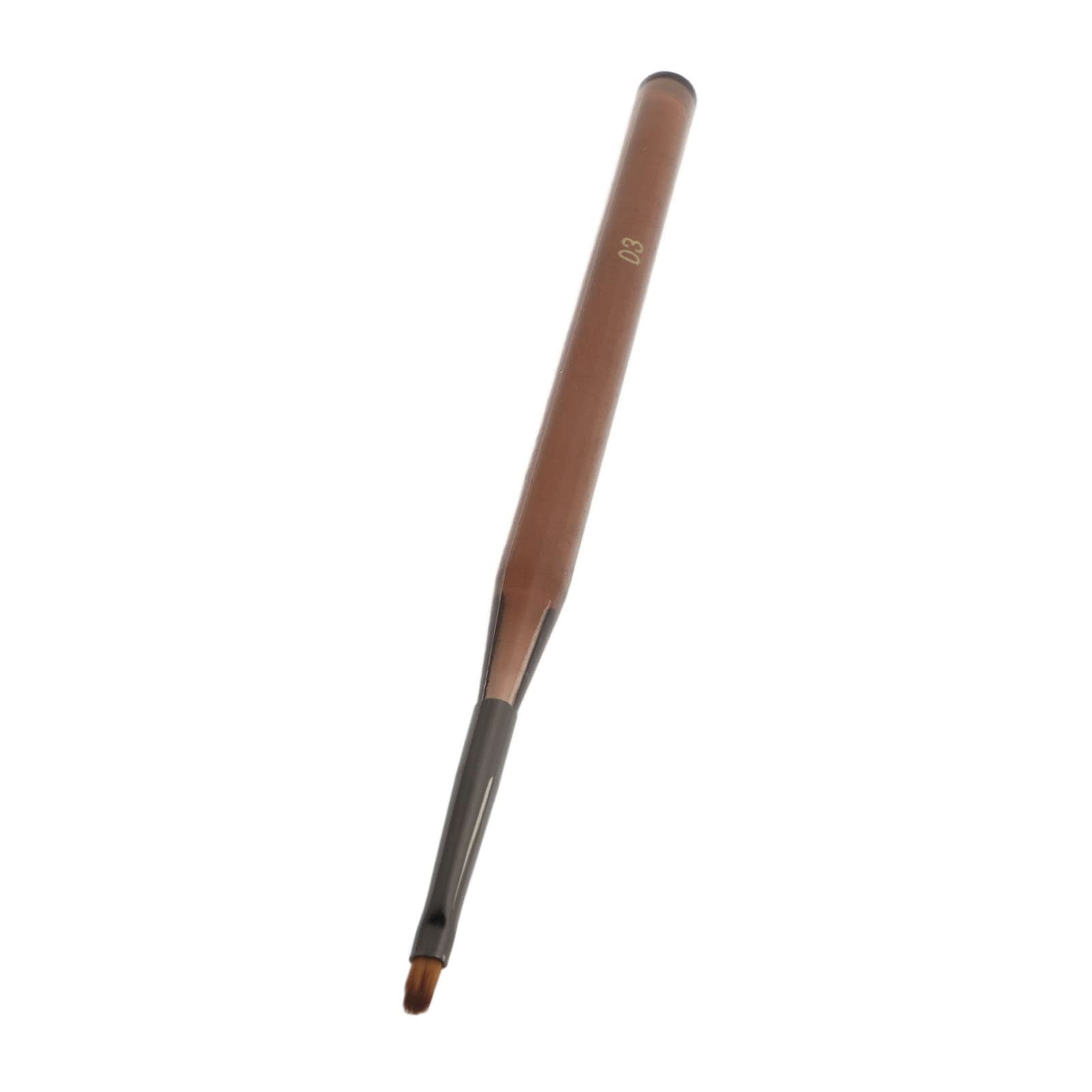 Professional Gel Nail Polish Brush with Copper Tube & Nylon Bristles - Petal Painting Brush for Manicure, Nail Art Design & Sculpting | Perfect for Salon, Home DIY & Professional Nail Artists