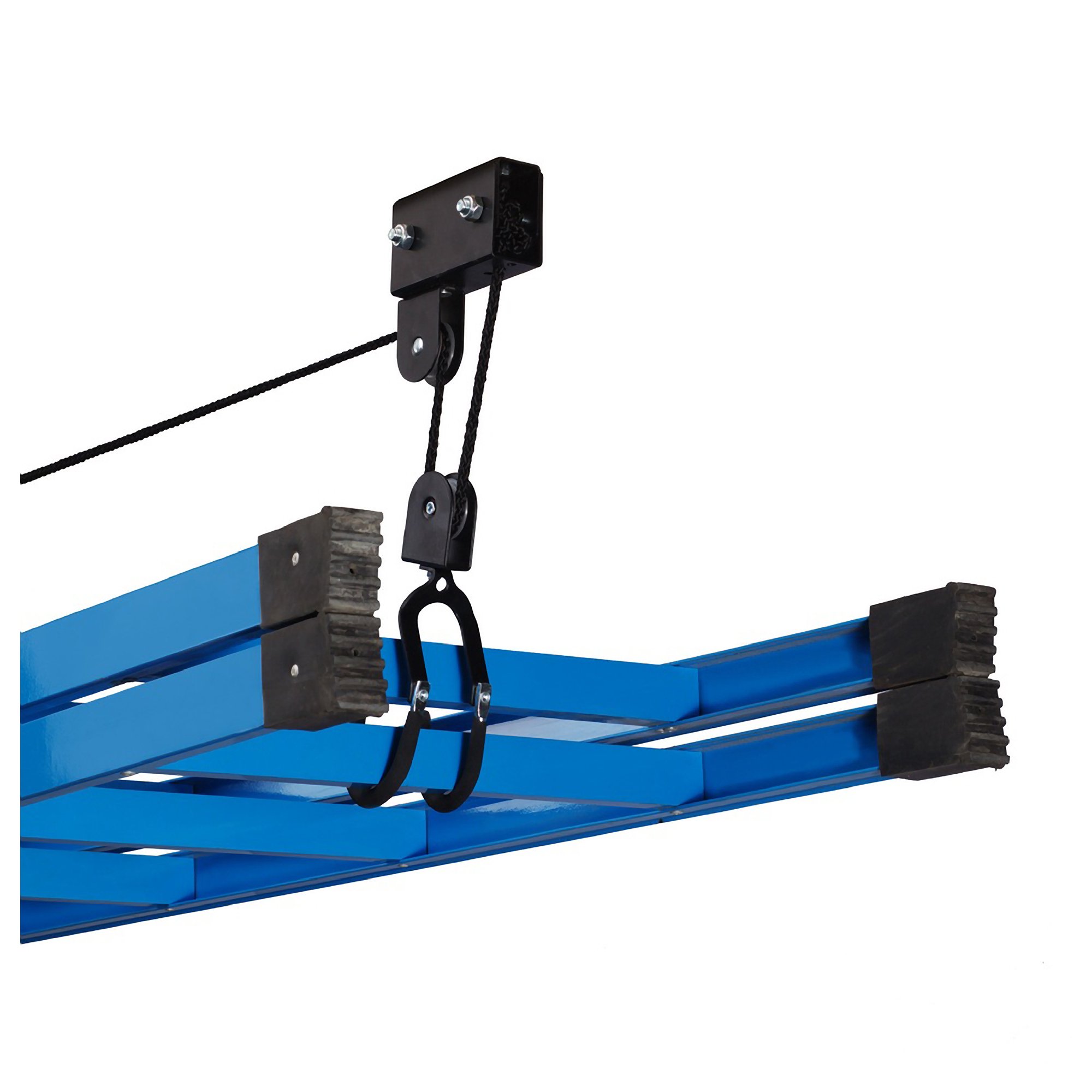 Premium RAD Sportz Kayak Hoist 2-Pack - Heavy Duty 125 lb Capacity Canoe & Kayak Storage System with Pulley - Perfect for Garage, Shed or Boat House Organization - Also Works as Ladder Lift for Multi-Purpose Use