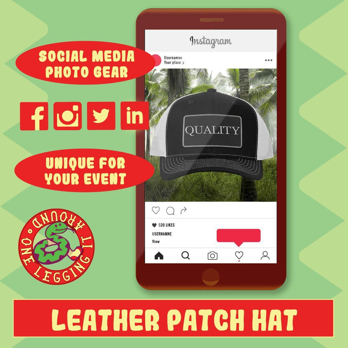 Custom Engraved Leather Patch Trucker Hat - Artificial Candy Maker AF - Stylish Black Hat for Casual Wear, Outdoor Activities & Gifts