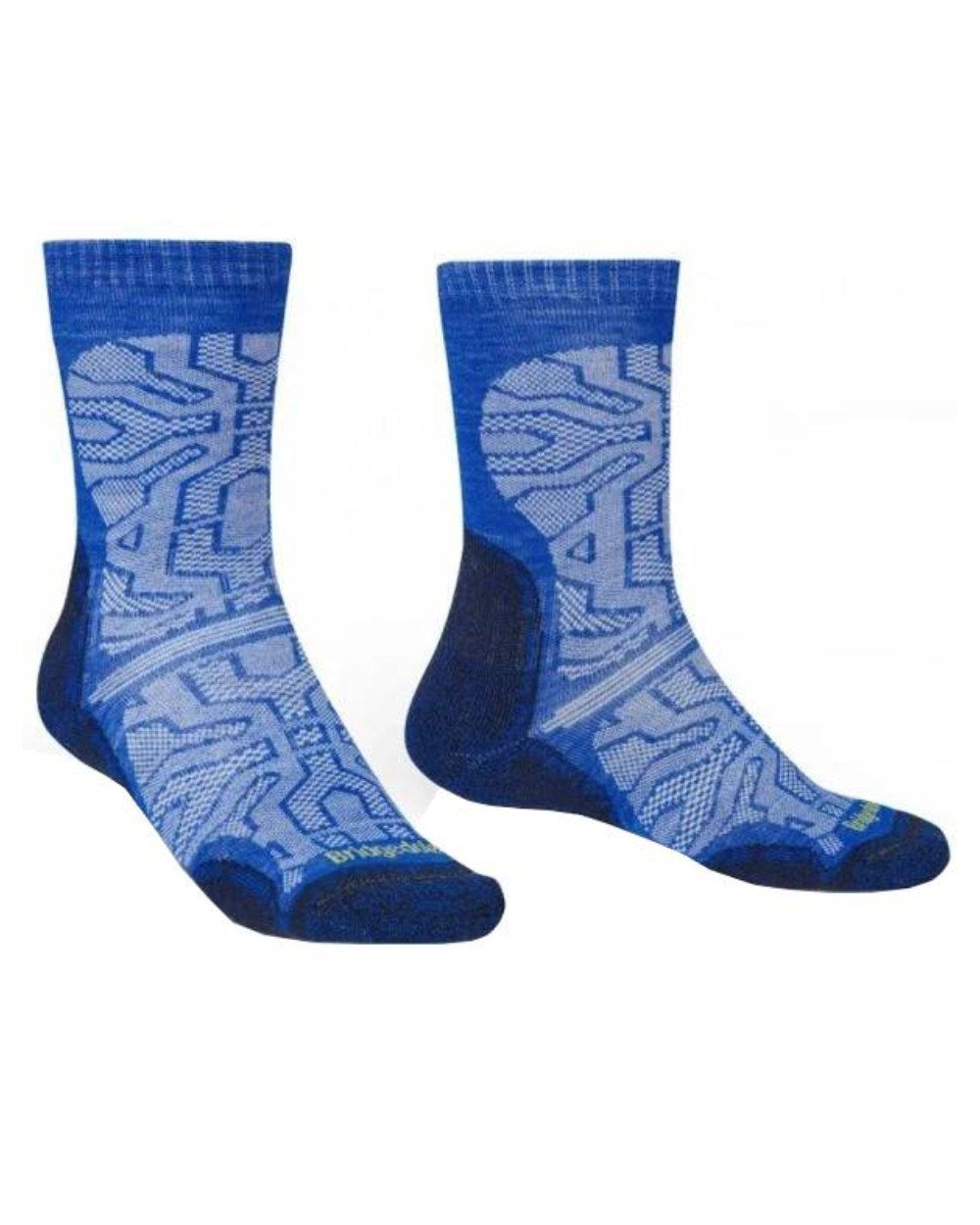 Bridgedale Men's Ultra Light Merino Wool Performance Crew Socks - Hiking, Running & Outdoor Activities