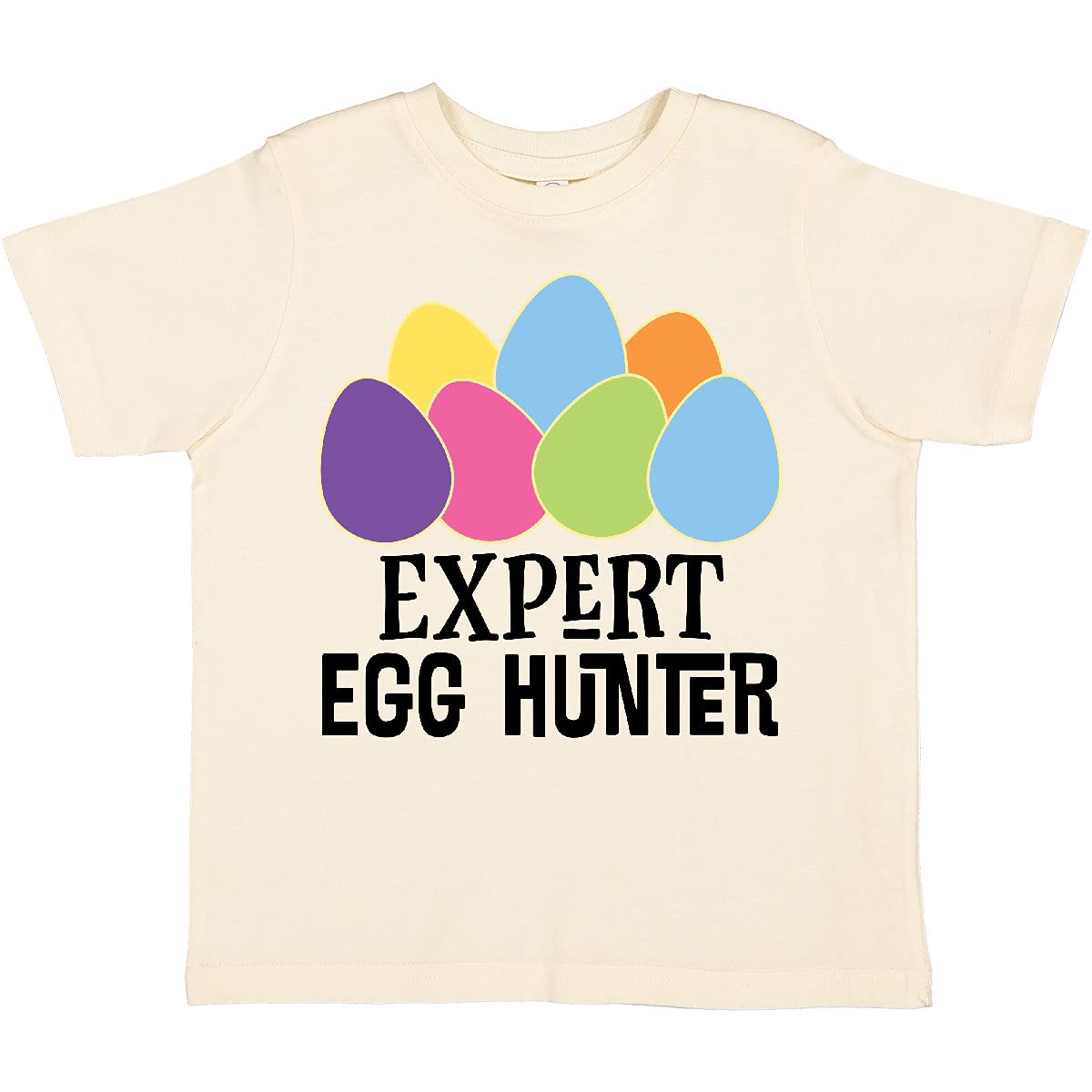 Inktastic Easter Egg Hunt Toddler T-Shirt - Cute Bunny & Egg Design for Boys Girls - Perfect for Easter Sunday, Spring Festivals & Family Photo Outfits