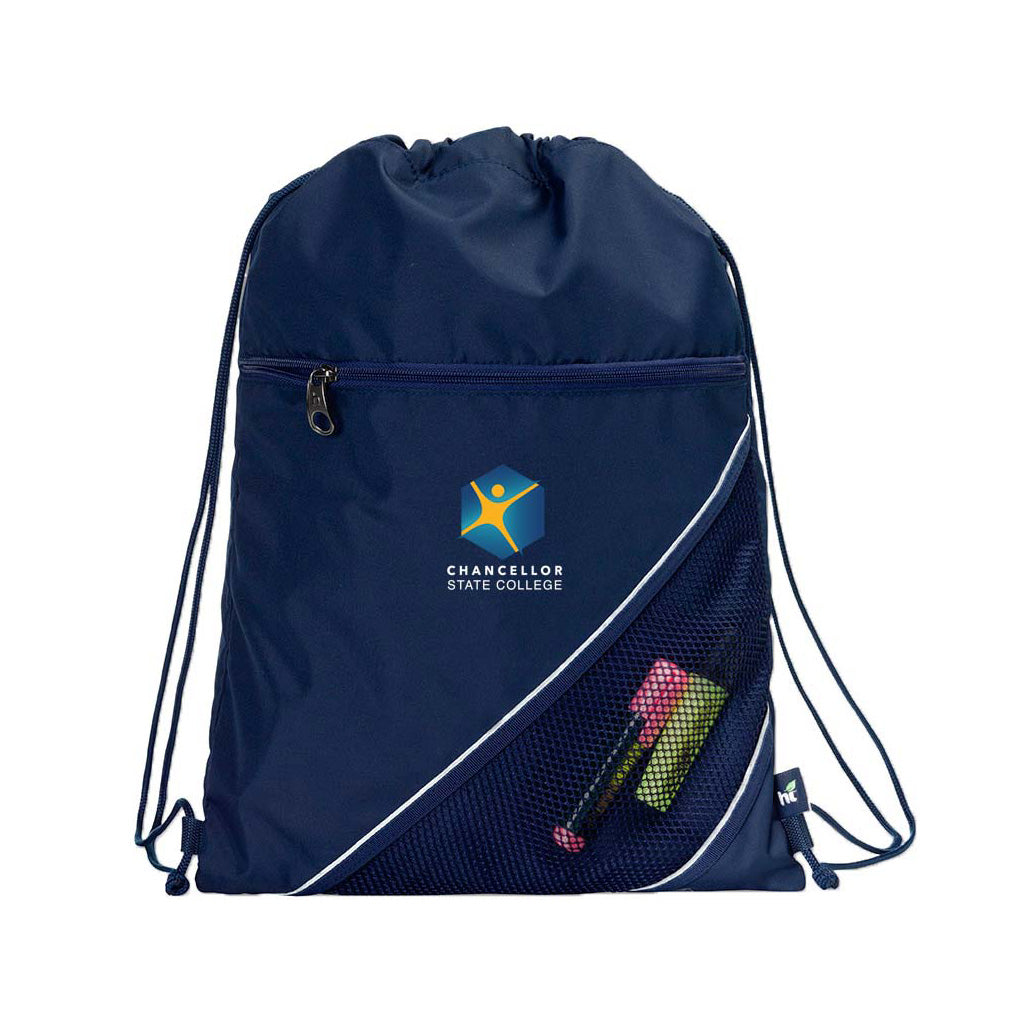 Eco-Friendly Sprint Bag for College Students - Navy Blue Backpack for School, Travel & Outdoor Activities