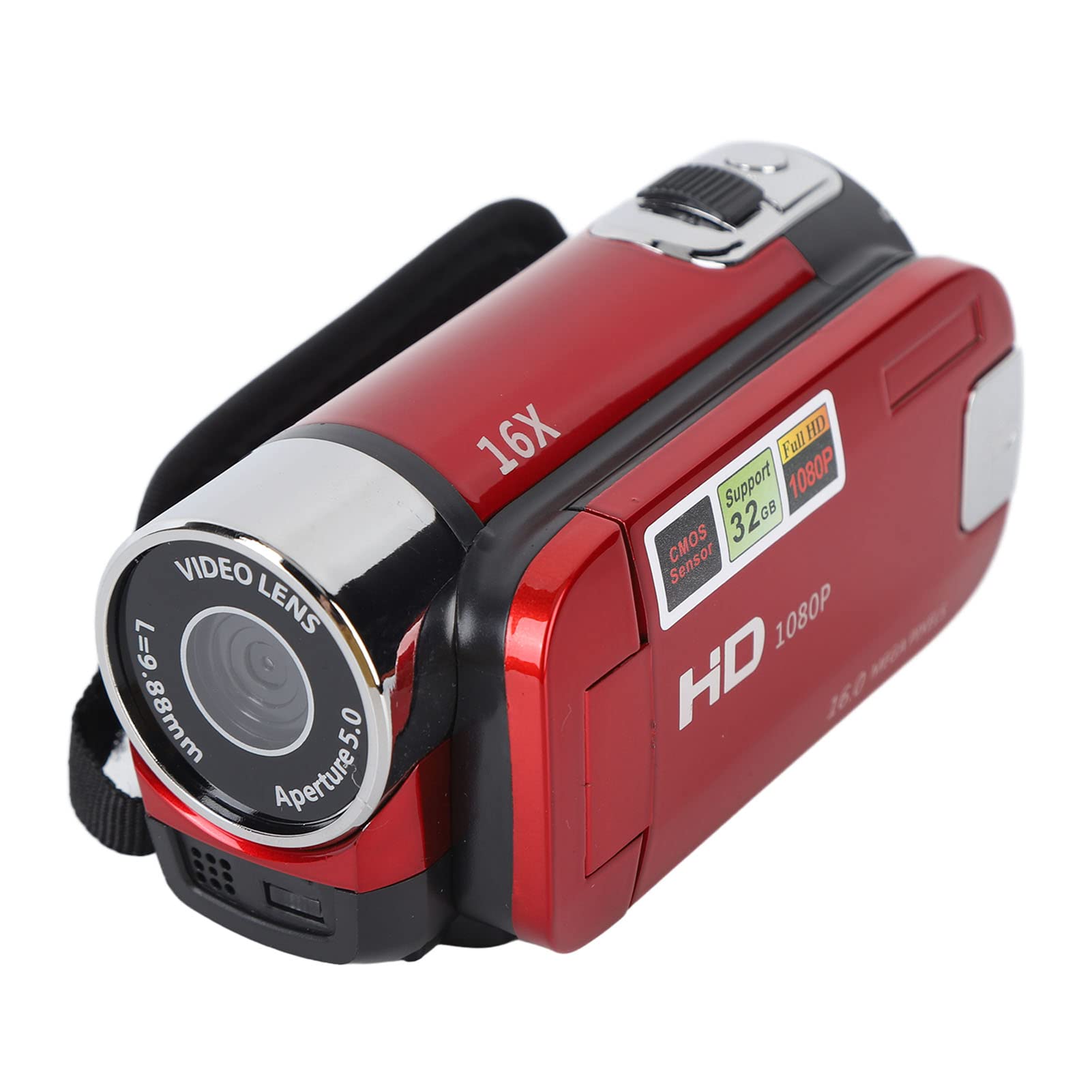LIYJTK 1080P 16MP Digital Video Camera with 16x Zoom, 2.7