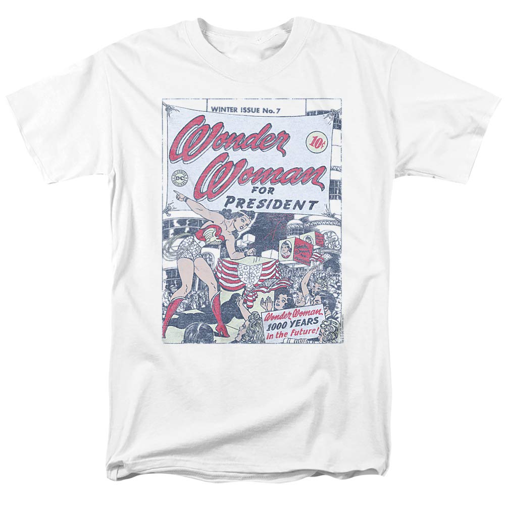 Wonder Woman for President Comic Unisex T-Shirt - Superhero Graphic Tee for Men & Women | Casual Wear, Cosplay, Gift Idea