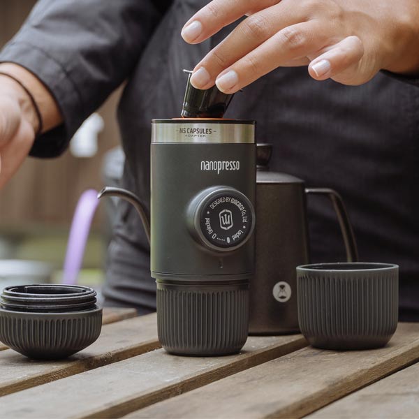 Wacaco Nanopresso NS Adapter - Portable Espresso Machine Accessory for Travel, Camping & Outdoor Coffee Lovers