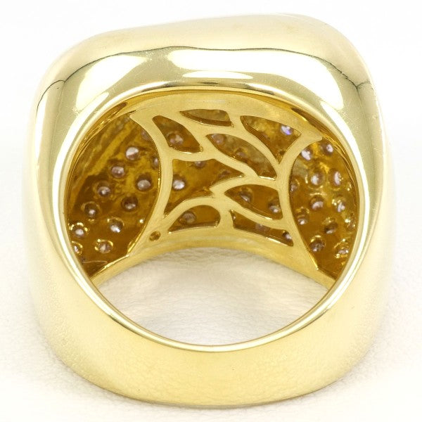18K Yellow Gold Diamond Ring for Women - Elegant Wedding, Engagement & Anniversary Jewelry Gift - Perfect for Special Occasions & Everyday Luxury