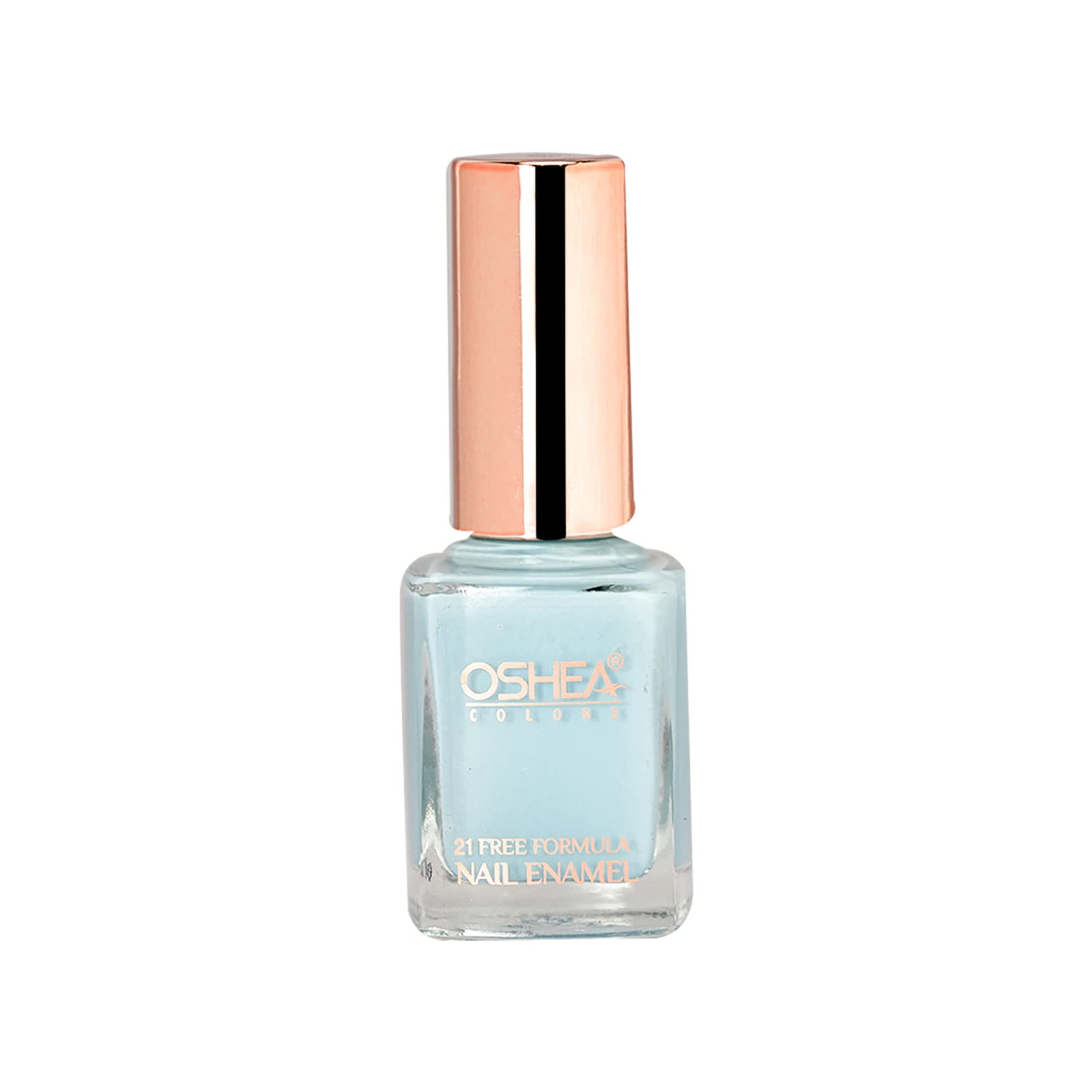 Oshea Herbals Nail Enamel in Cloud Blue - 10ml Vegan Nail Polish for Women, Long Lasting & Chip Resistant - Perfect for Manicures, Pedicures & Nail Art Designs