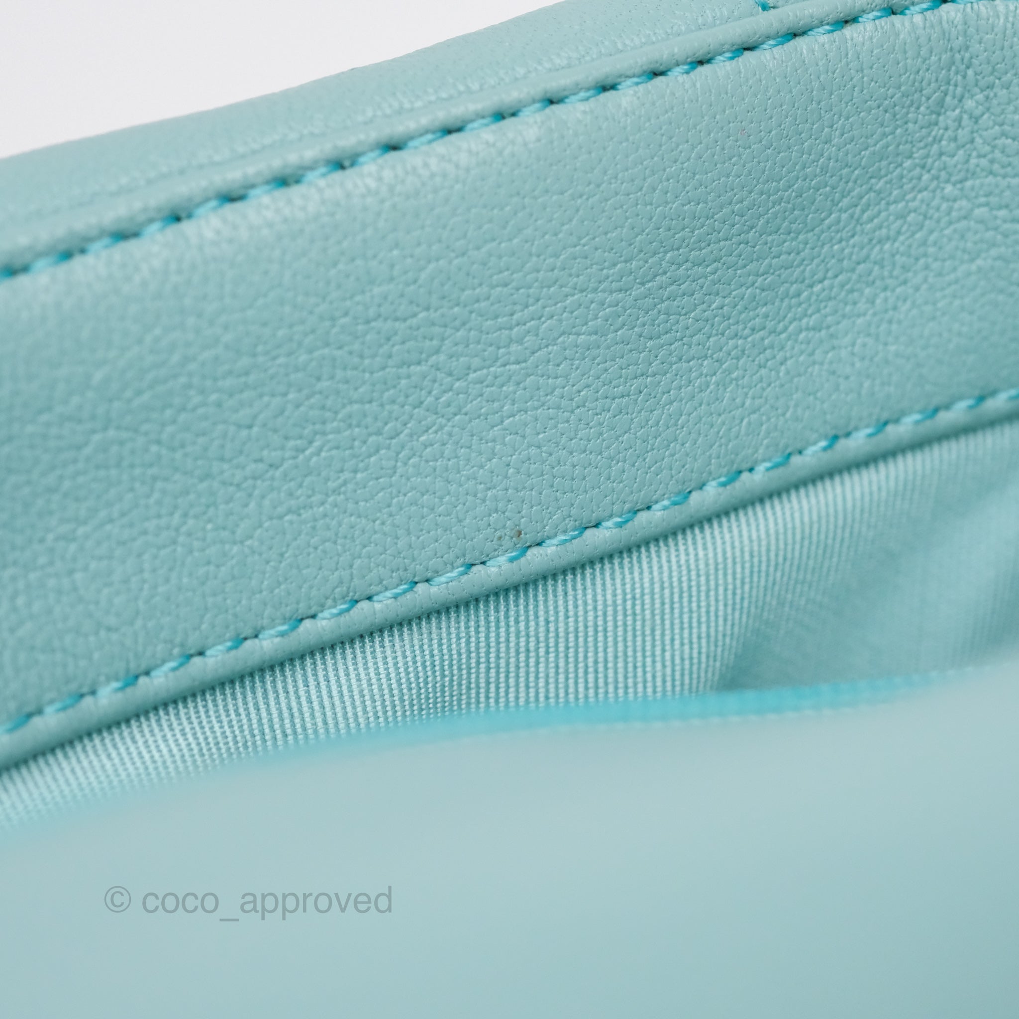 Chanel 19 Small Handbag Tiffany Blue Mixed Hardware - Luxury Crossbody Bag for Women, Perfect for Date Night & Special Occasions