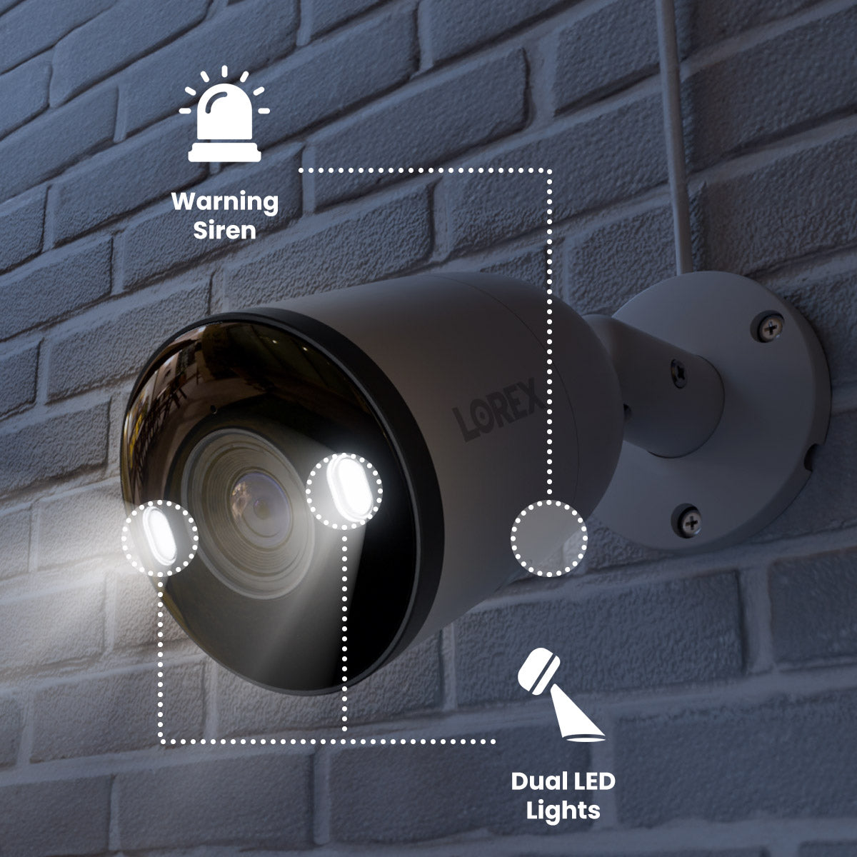 Lorex Fusion Series 16 Channel 4K Security Camera System (8 Wired + 8 Wi-Fi) with 2TB HDD & H13 Wired 4K IP Bullet Cameras - Ideal for Home & Business Surveillance