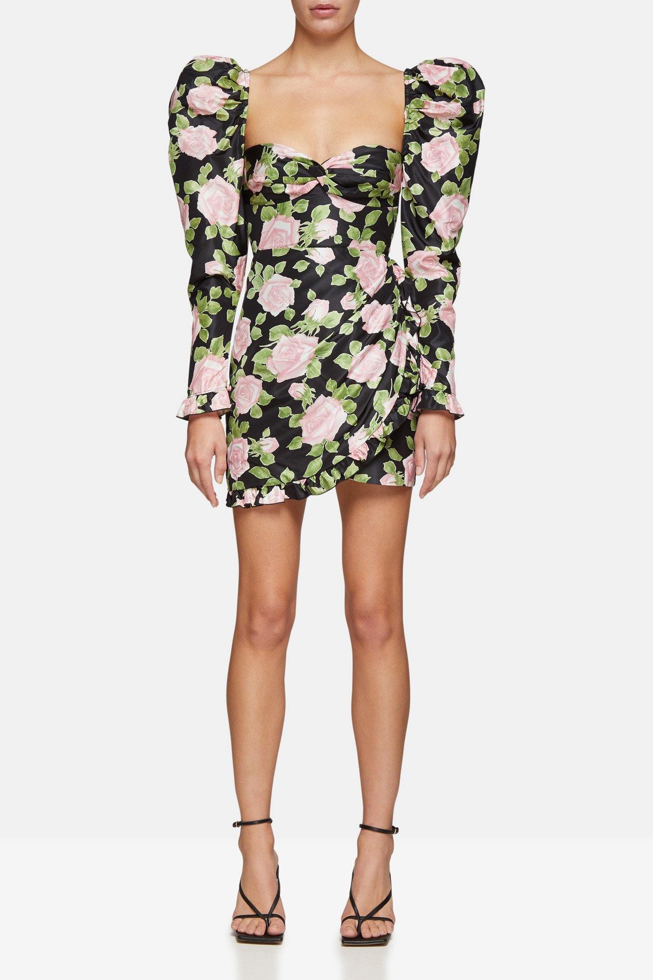 Alessandro Rich Women's Elegant Floral Lace Dress - Perfect for Weddings, Parties & Special Occasions