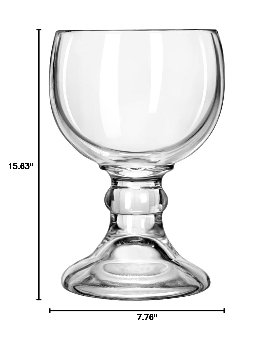 Libbey 1785473 18 oz Schooner Beer Glasses - Set of 12 Clear Bar Glasses for Draft Beer, Cocktails & Home Brewing - Durable Restaurant Quality Glassware for Bars, Pubs & Parties