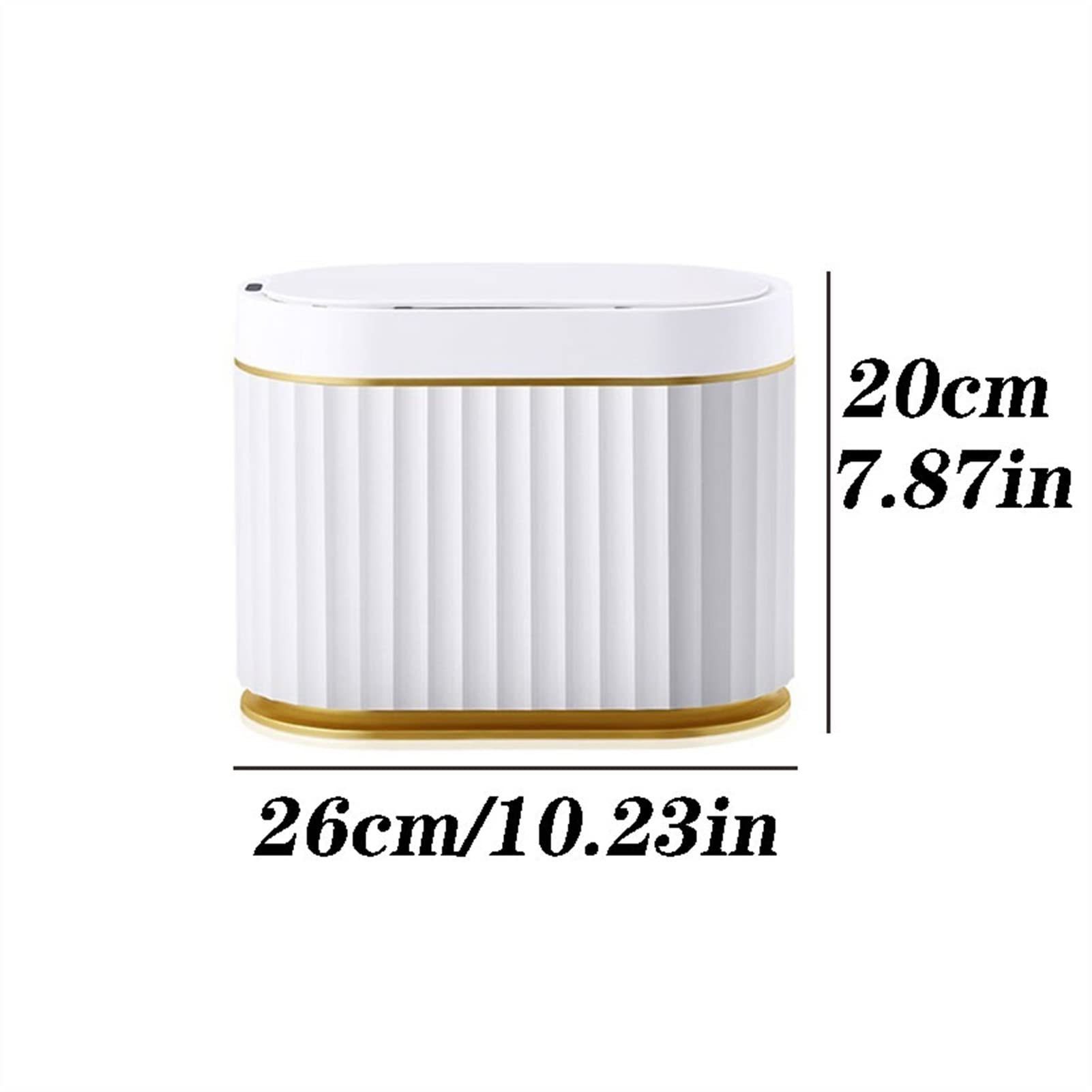 Smart Sensor Compost Bin - 4L Mini Automatic Trash Can with Step Pedal for Kitchen, Office, Desk | Eco-Friendly Waste Basket for Organic Recycling & Small Space Living