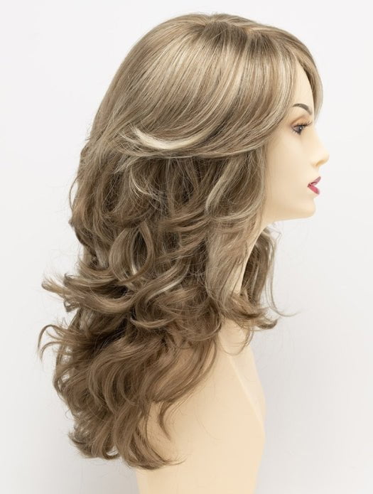 Christine Synthetic Wig with Mono Part - Natural Looking Heat Resistant Hairpiece for Women | Perfect for Cosplay, Daily Wear & Special Occasions