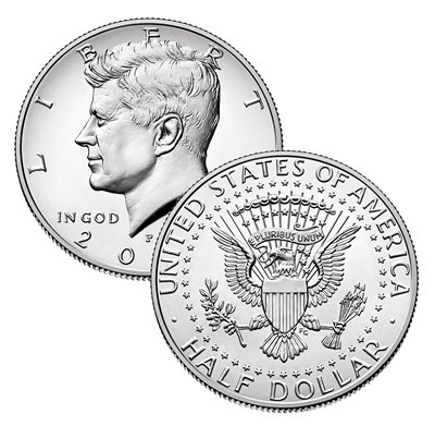 2018 P & D Kennedy Half Dollar 2-Coin Set - US Mint Uncirculated Silver Half Dollars - Perfect for Coin Collectors & American History Enthusiasts