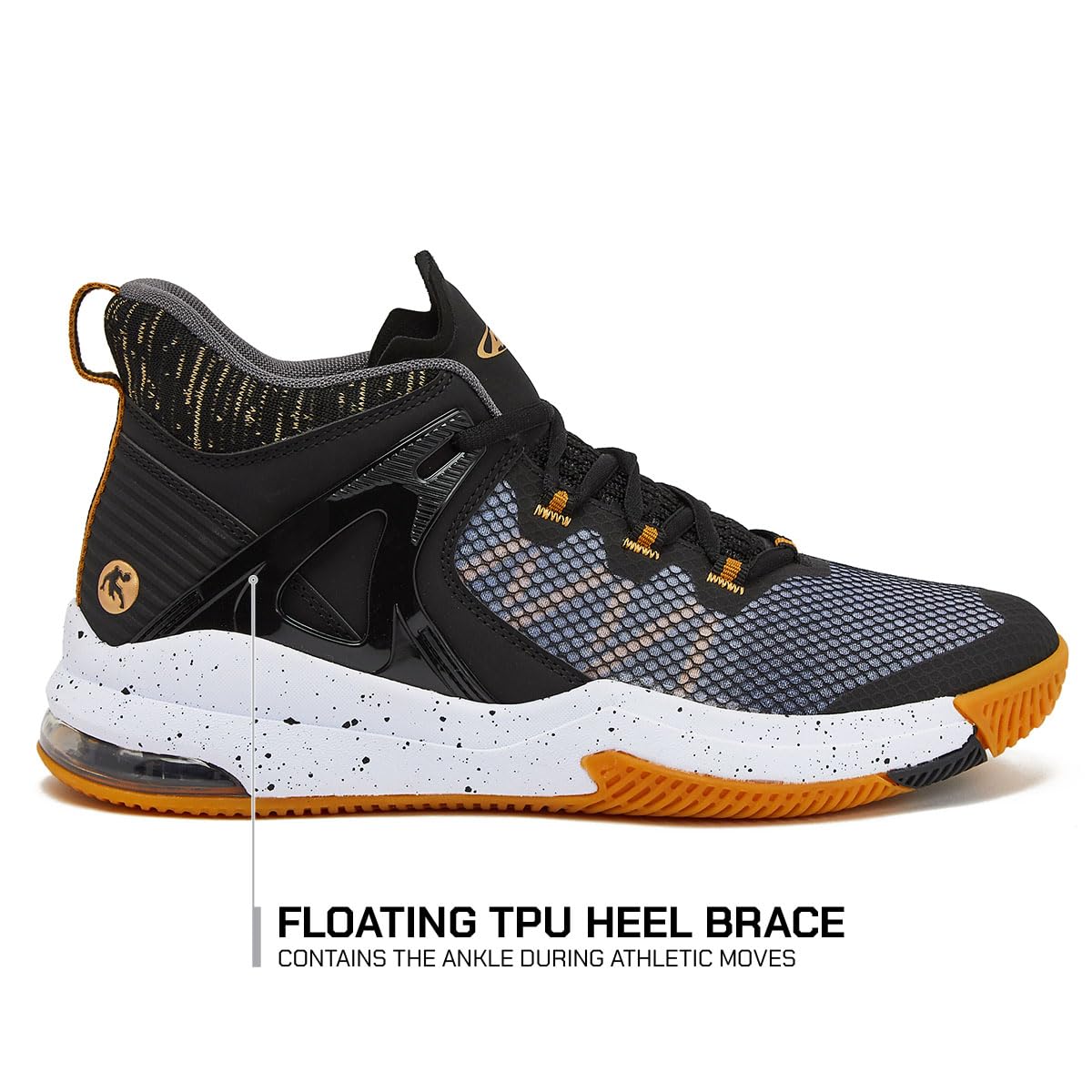 AND1 Turnaround Men's Basketball Shoes - Indoor & Outdoor Court Sneakers for Street Play